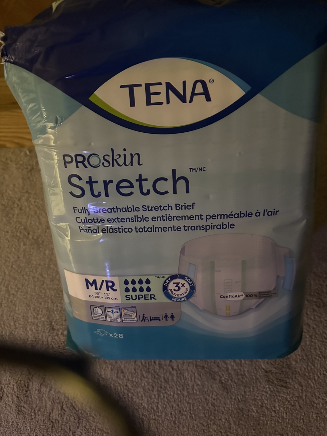 TENA ProSkin Stretch Briefs - Medium/Large - 28 Count - photo 3
