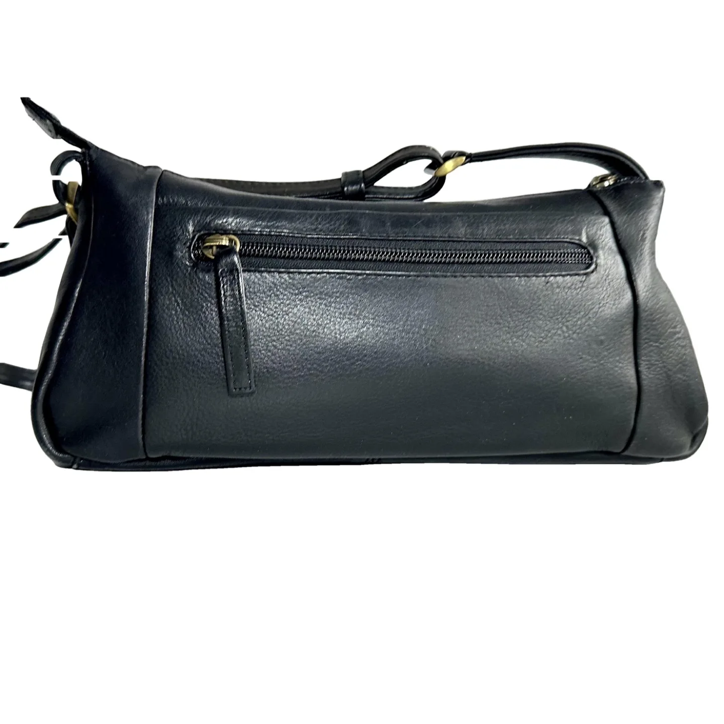 Derek Alexander Black Leather Crossbody Phone Bag image indicator(2)