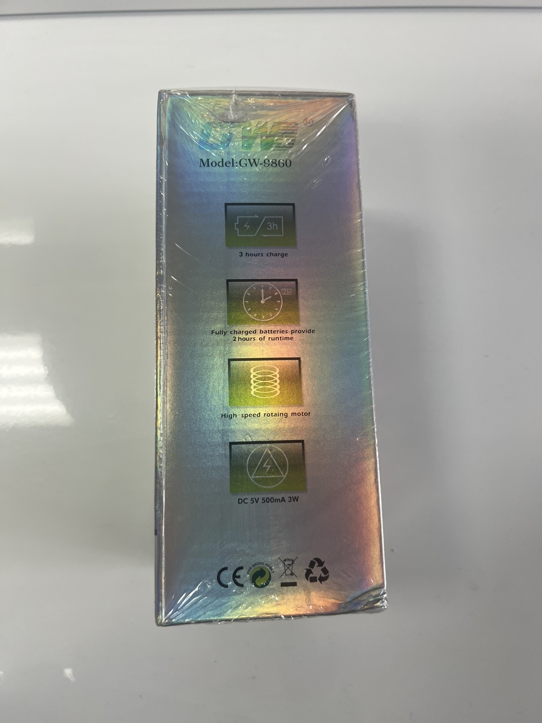 New CW® Rechargeable Rotary Shaver Model GW-9860 - photo 4