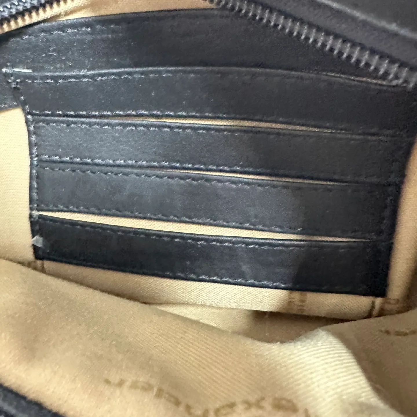 Derek Alexander Black Leather Crossbody Phone Bag image indicator(5)