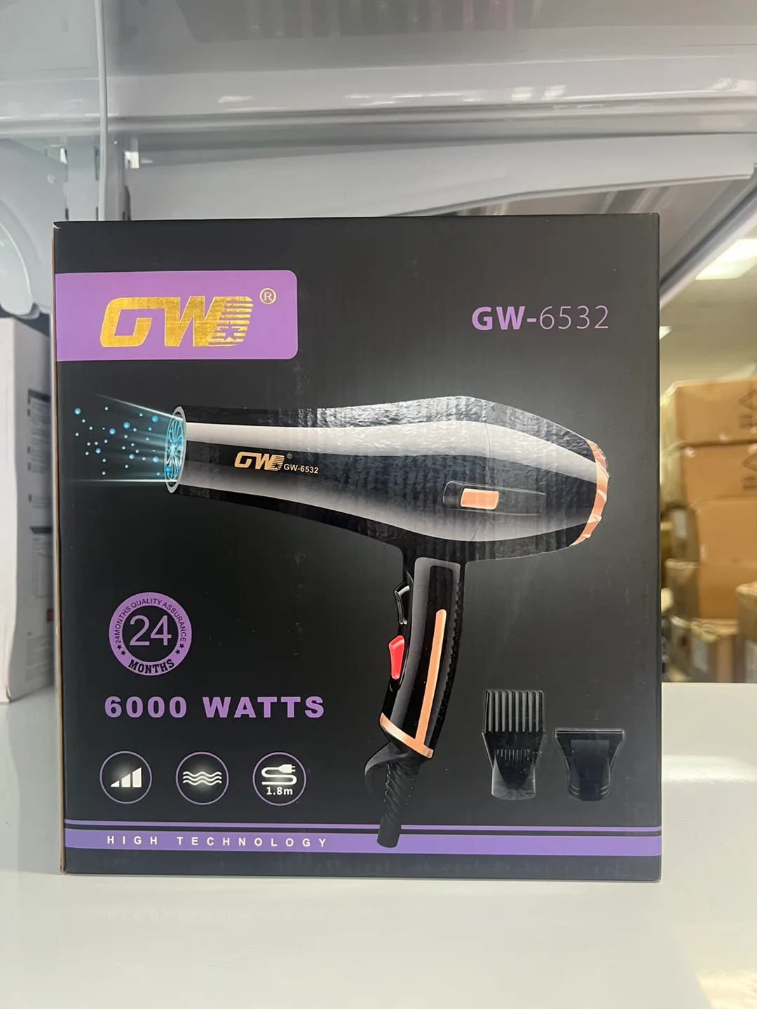 GW 6000 Watts Professional Hair Dryer - GW-6532