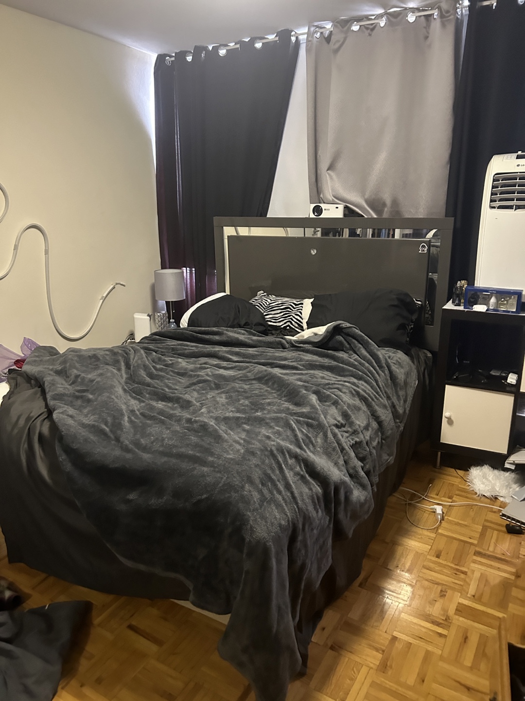 Queen Size Bed Frame with Headboard