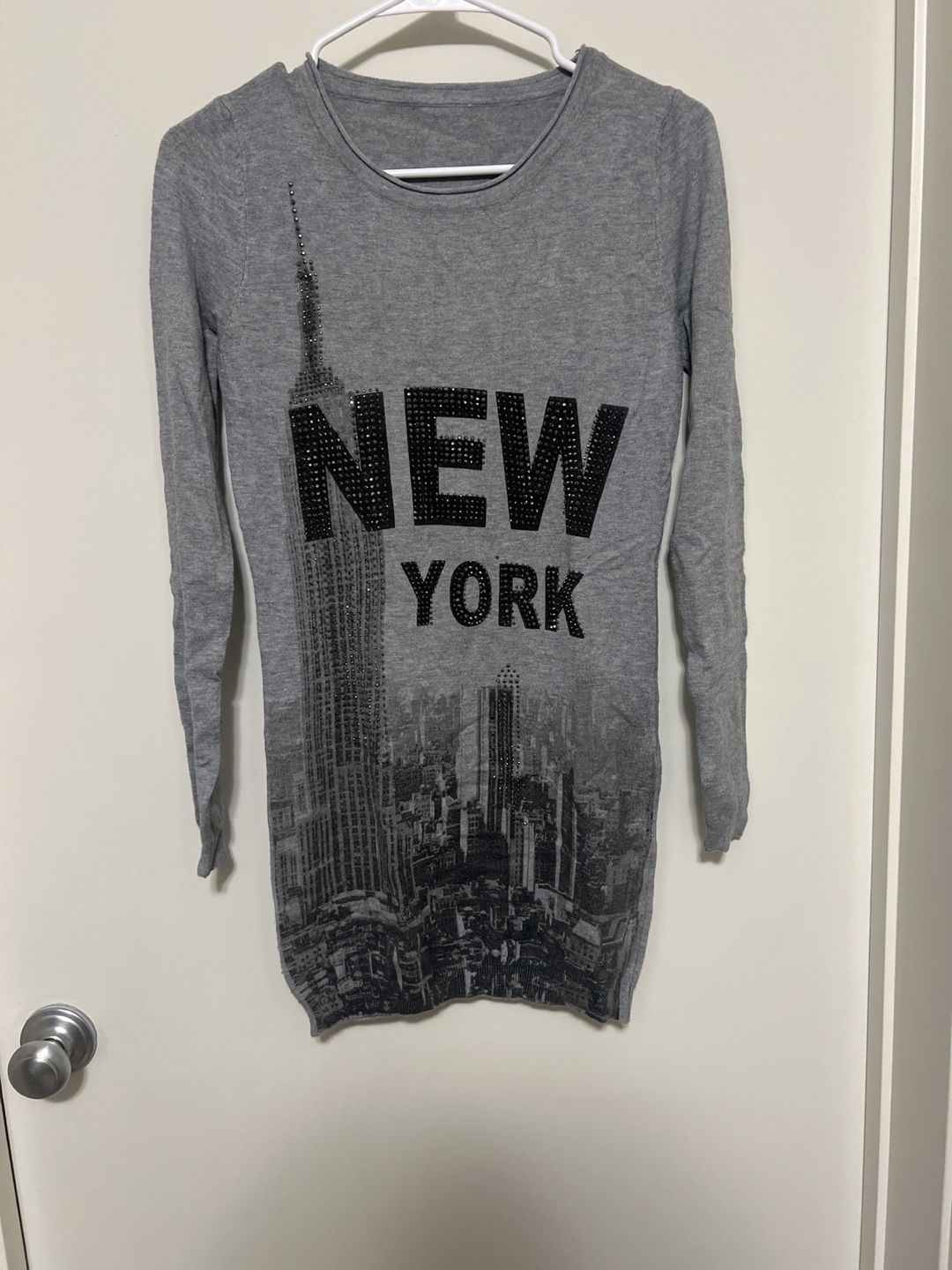 Grey New York City Sweater