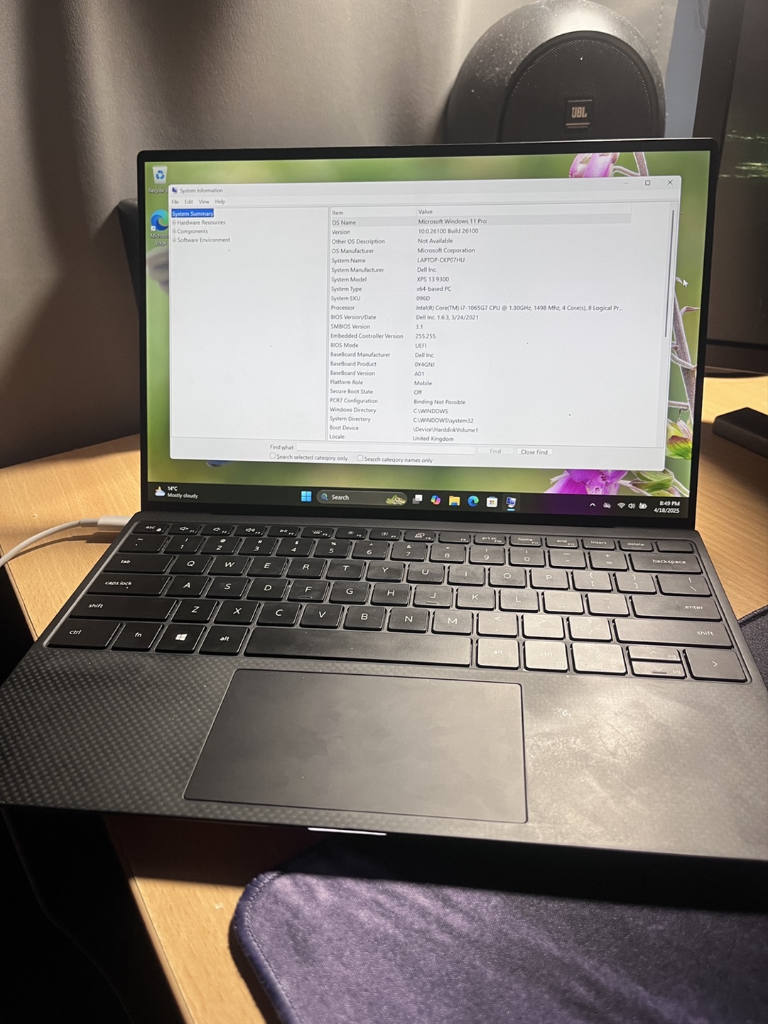 XPS 13 9300 i7 16GB RAM- Excellent Condition