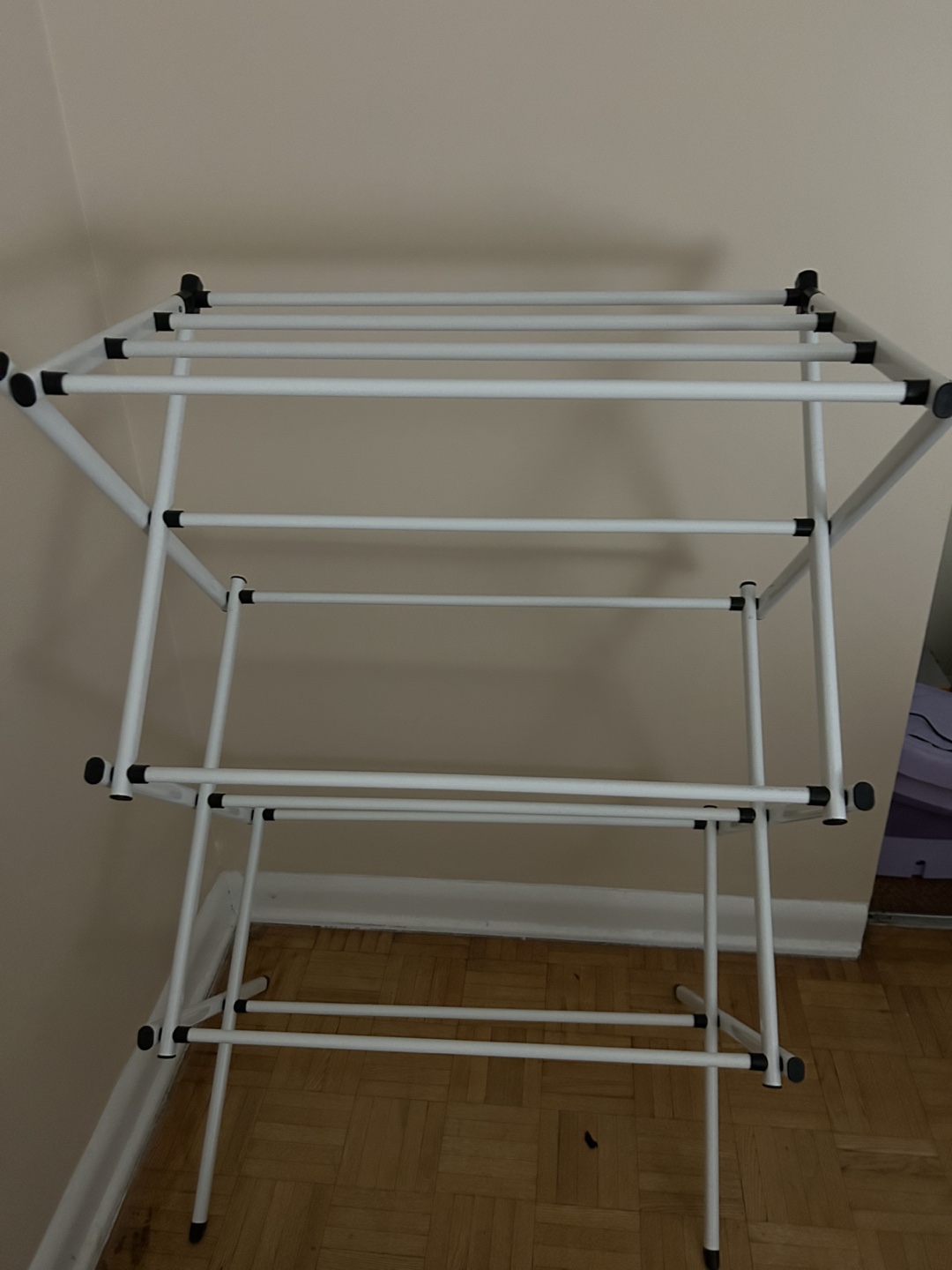 White Clothes Drying Rack - photo 2