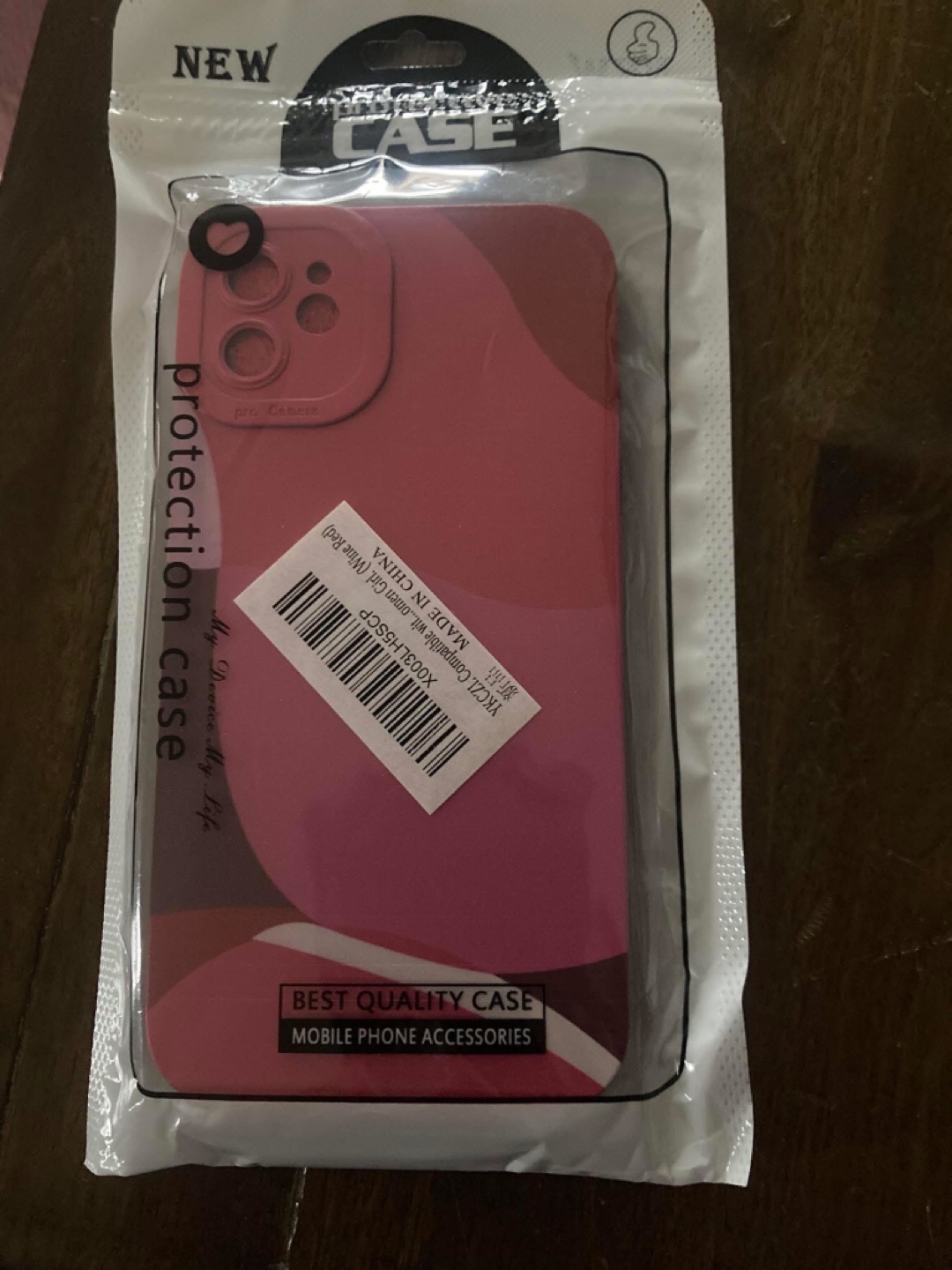 New Phone Case - Pink Abstract Design