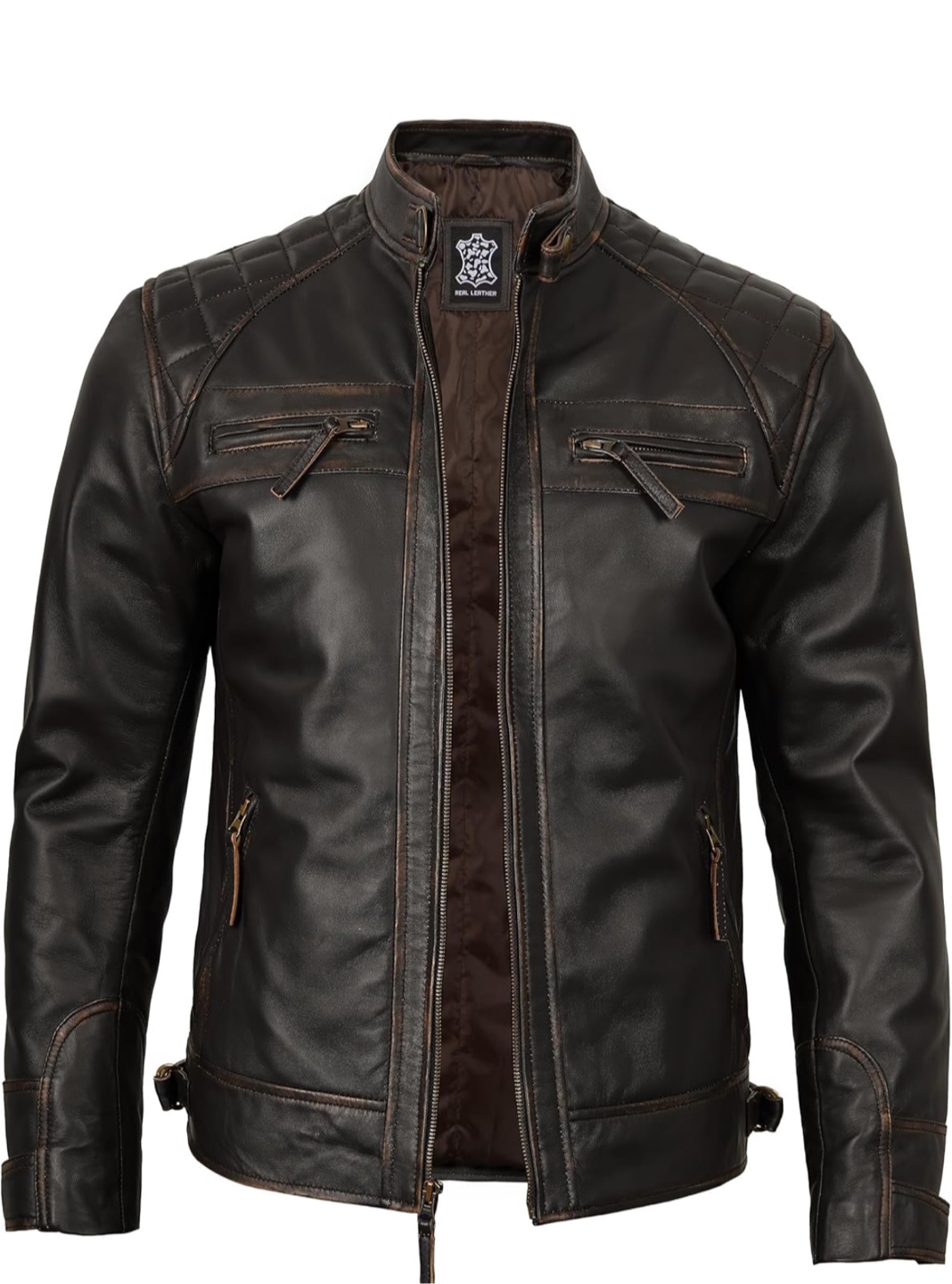 Men's Brown Leather Jacket