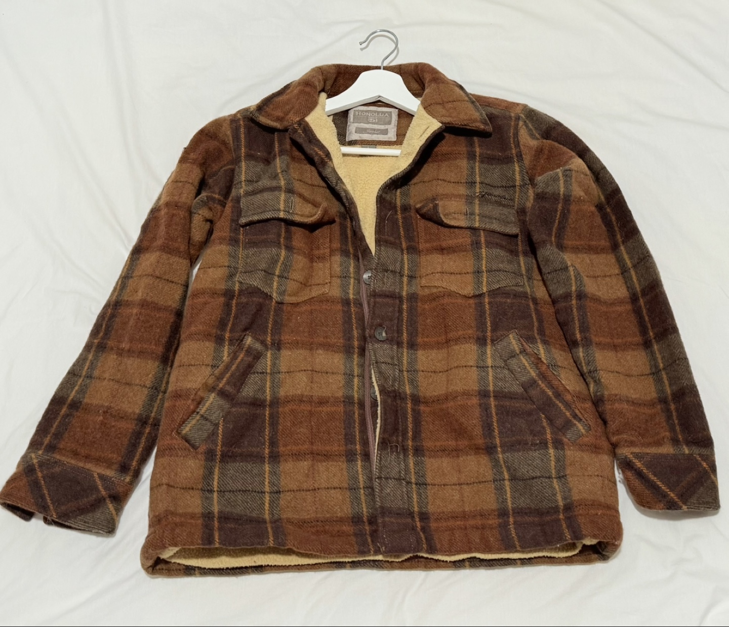 Honolua Surf Co. Flannel Jacket - Size Small