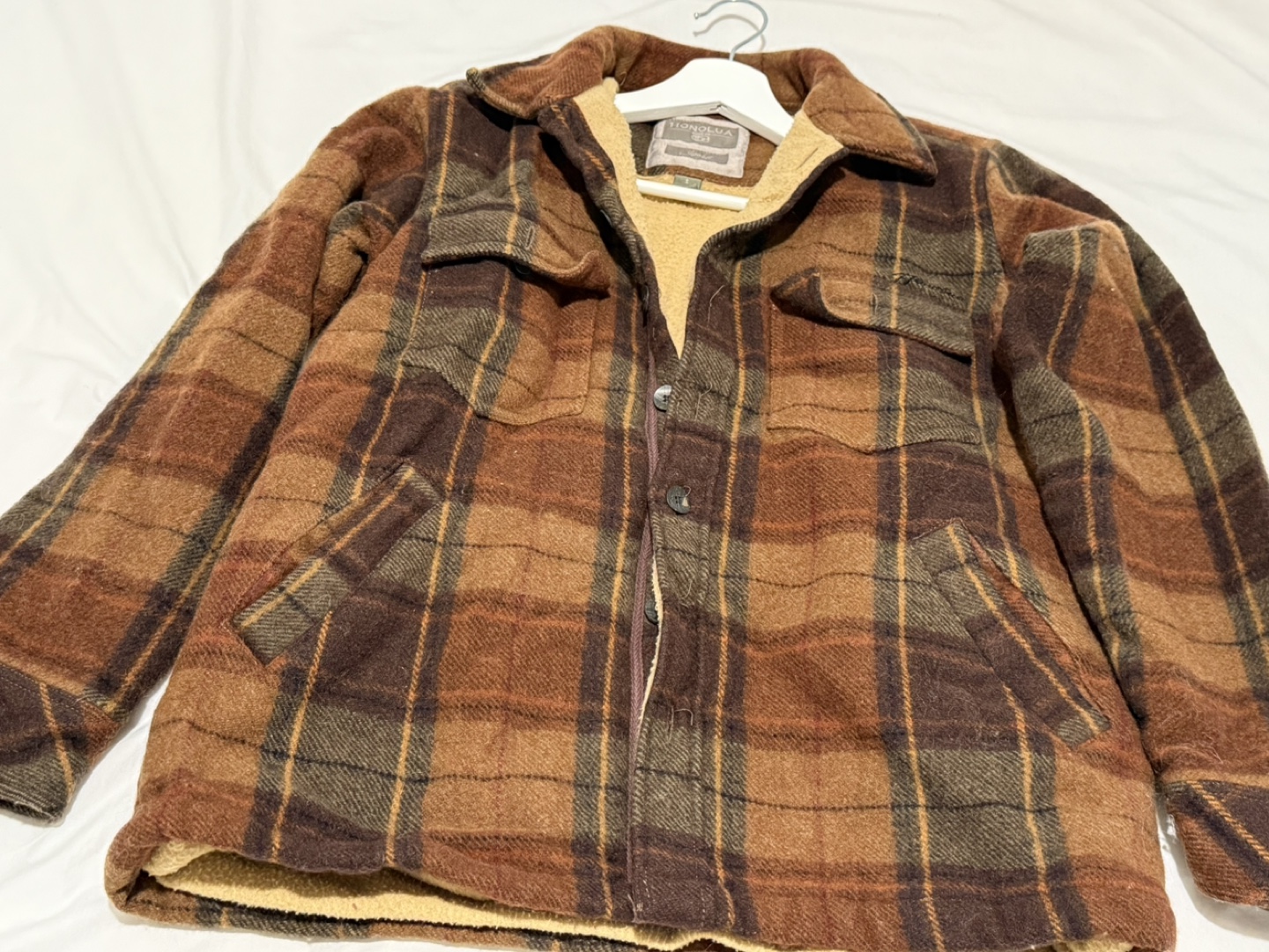Honolua Surf Co. Flannel Jacket - Size Small - photo 3