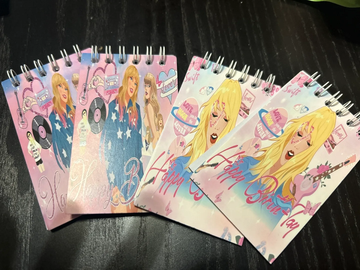 Set of 14 Taylor Swift themed mini notebooks thumbnail