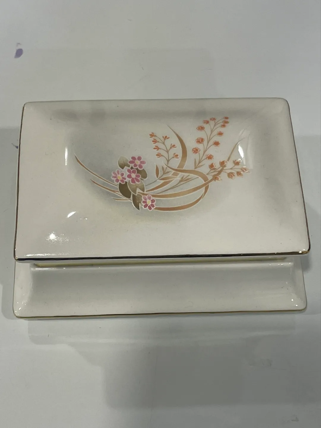 Vintage Italian Ceramic Trinket Box thumbnail