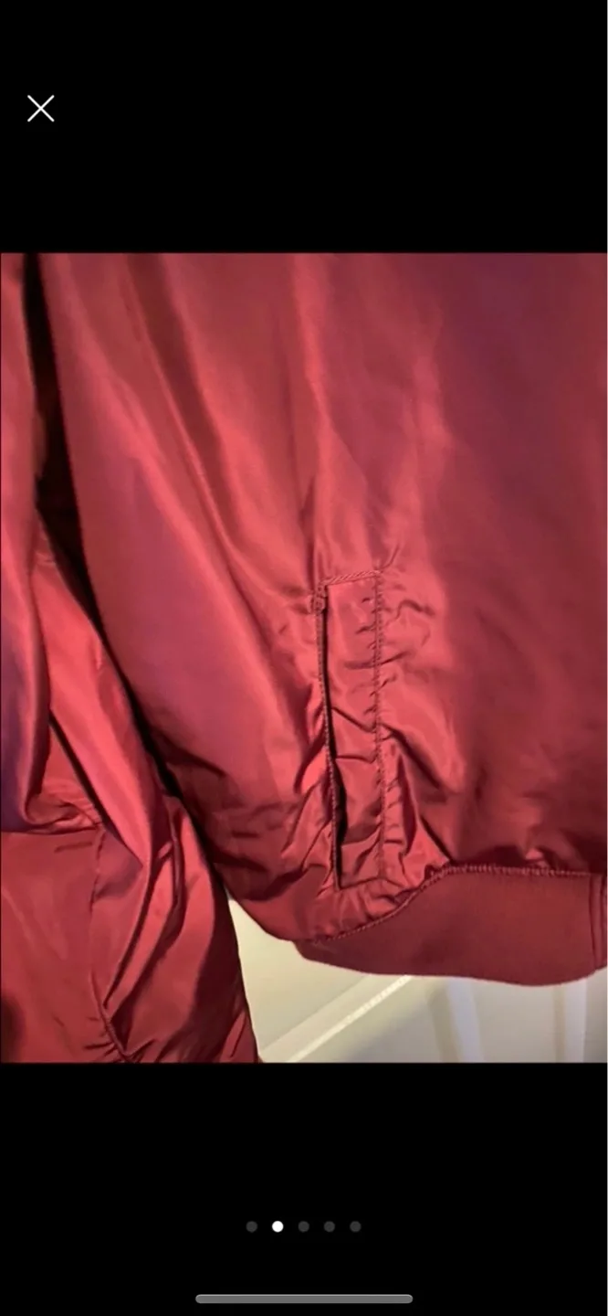Garage M/M Burgundy Bomber Jacket image indicator(2)
