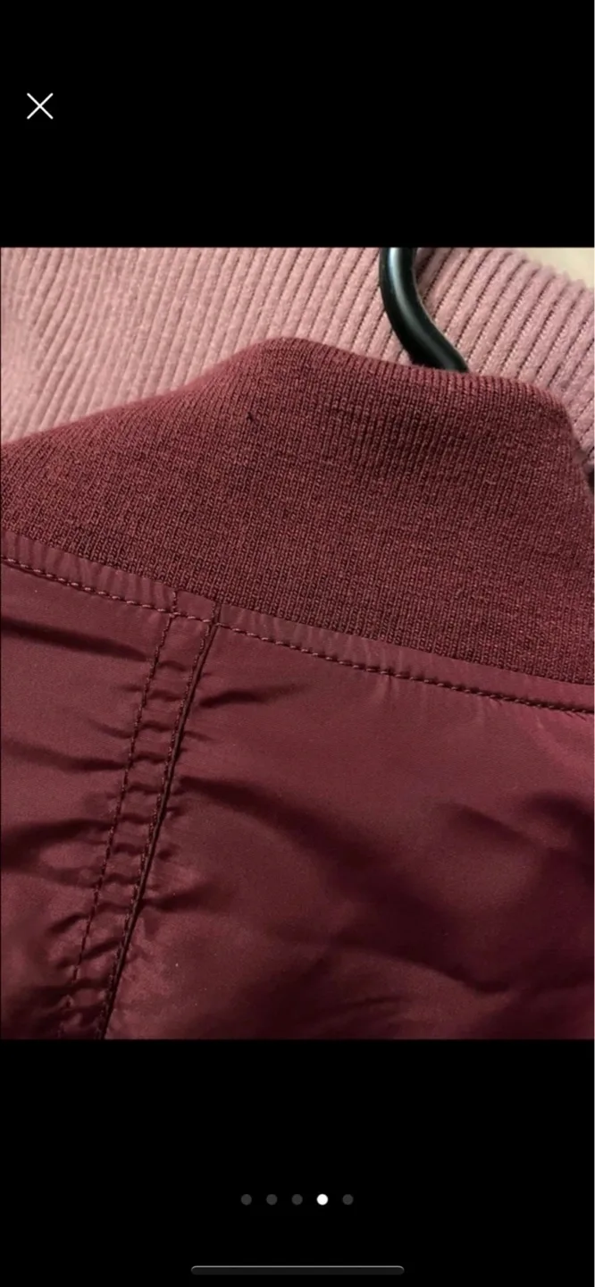 Garage M/M Burgundy Bomber Jacket image indicator(4)