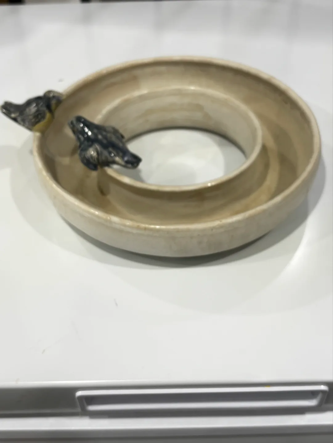 Vintage Posy Ring / Round Vase / floral ring image indicator(3)