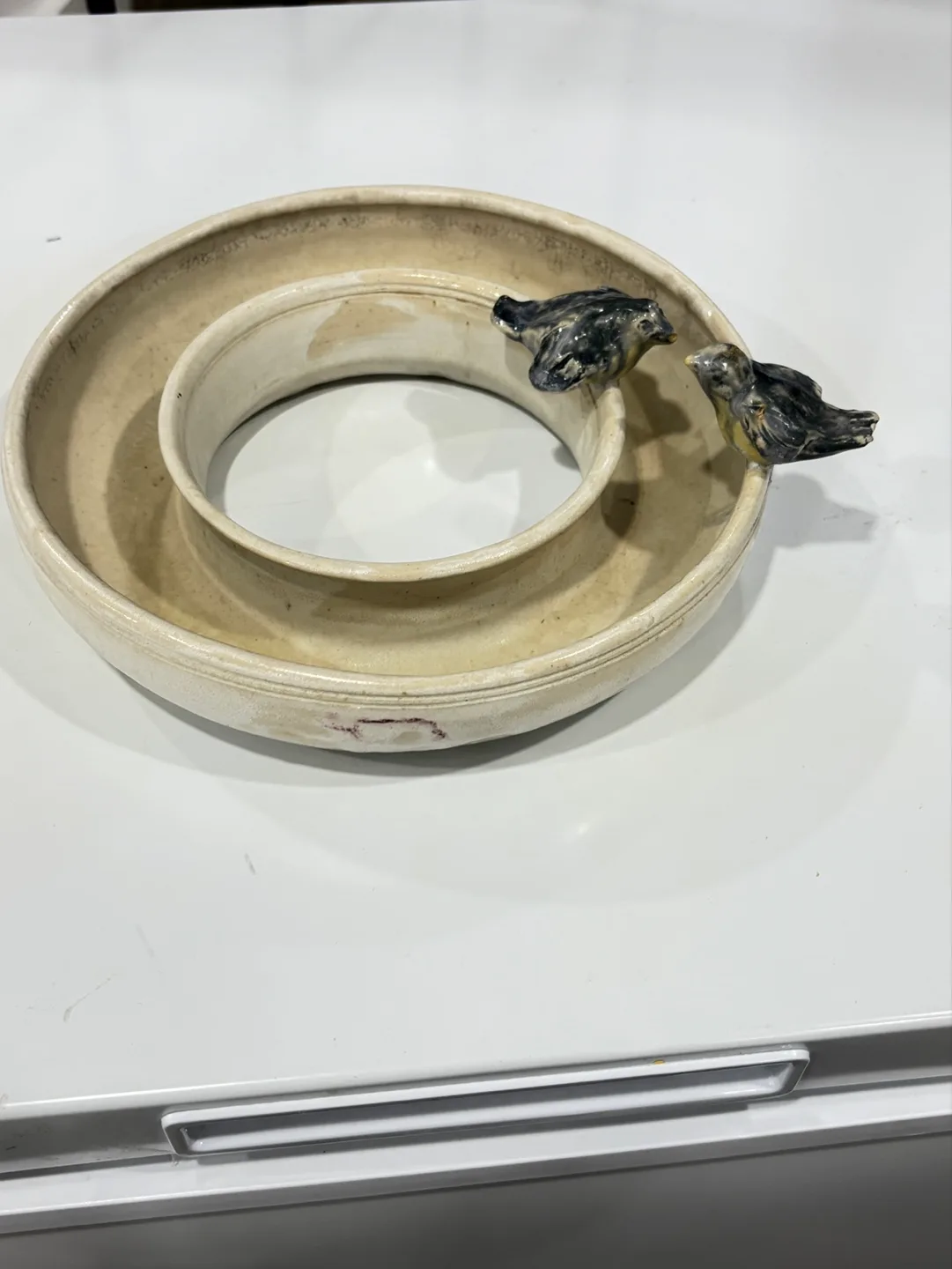 Vintage Posy Ring / Round Vase / floral ring image indicator(2)