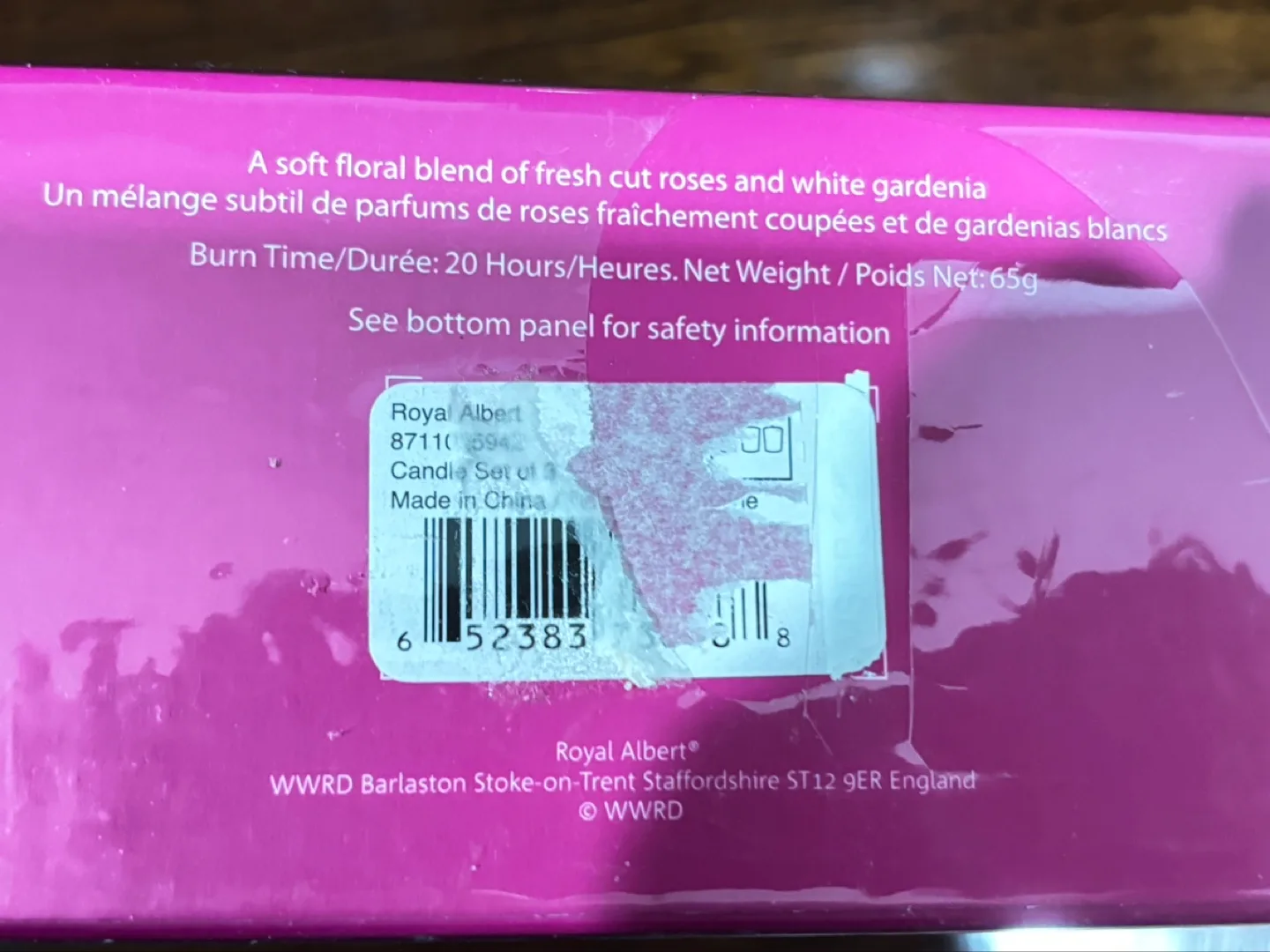 Royal Albert Garden Rose Scented Candle Set image indicator(5)