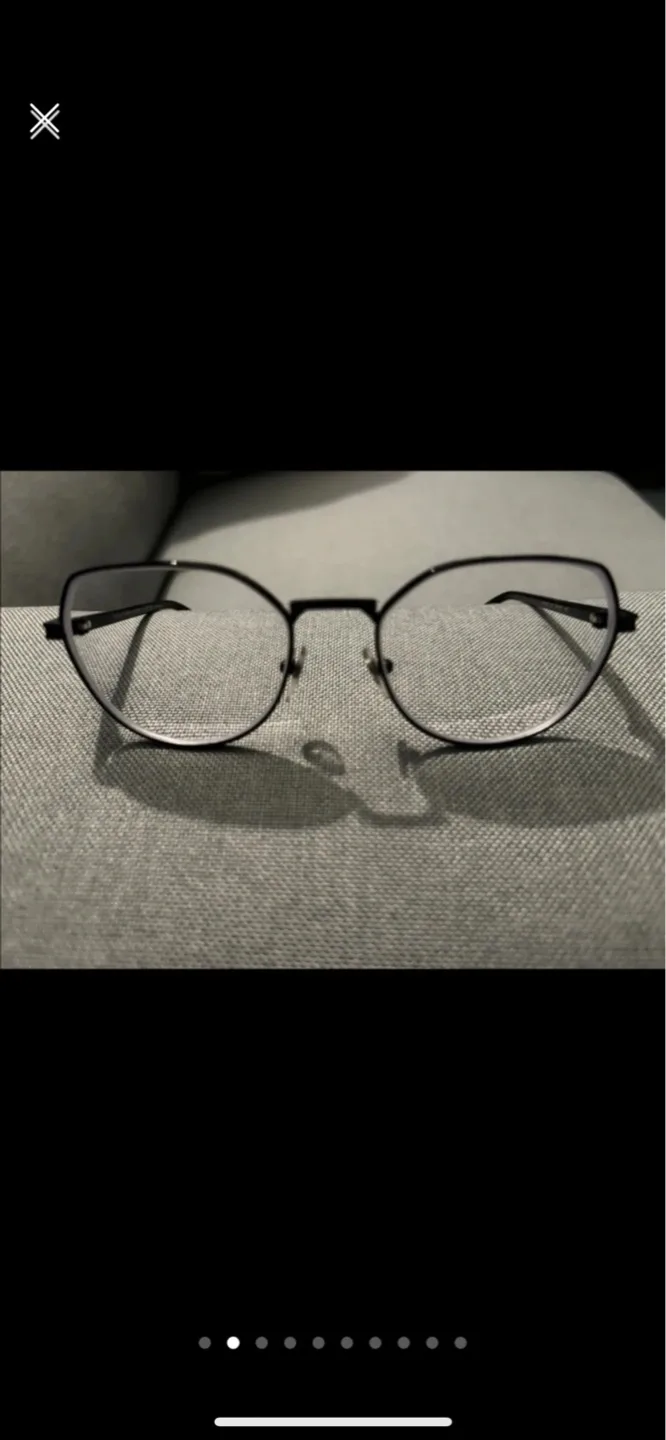 Prescription Black Cat Eye Glasses image indicator(2)