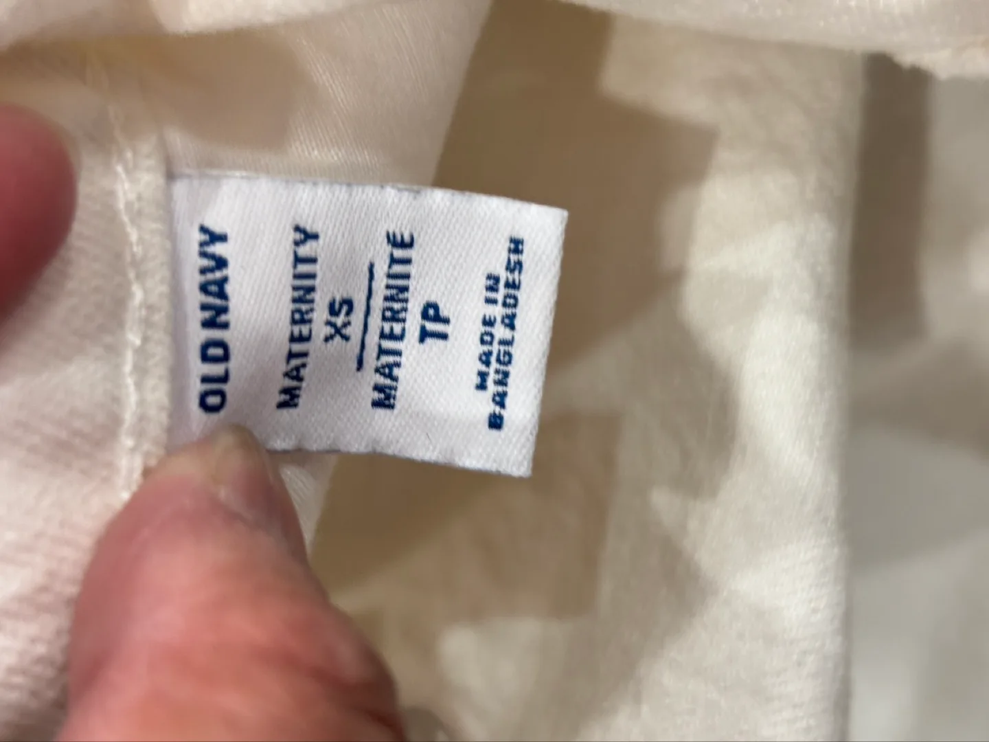 Old Navy Maternity White Denim Shortalls - Size XS image indicator(3)