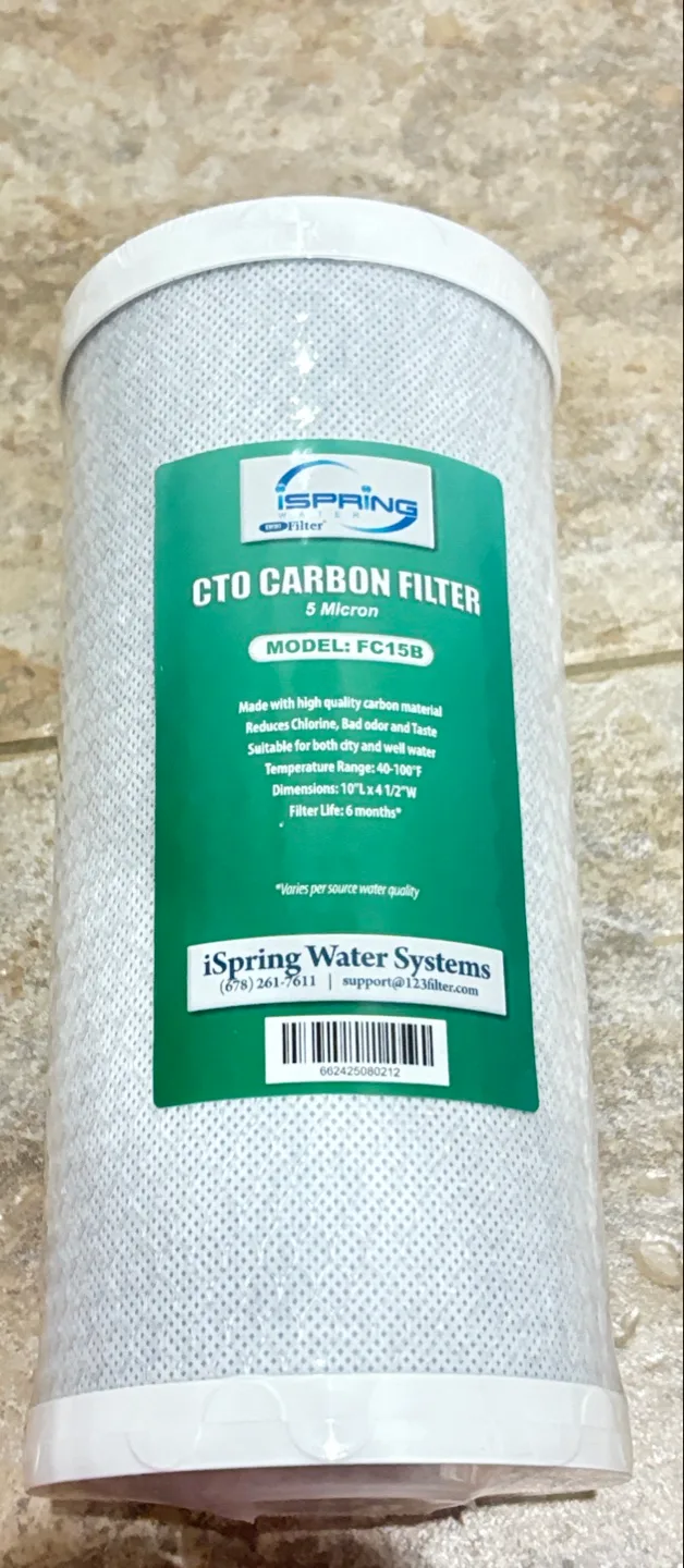 iSpring FC15B 5 Micron CTO Carbon Filter image indicator(3)
