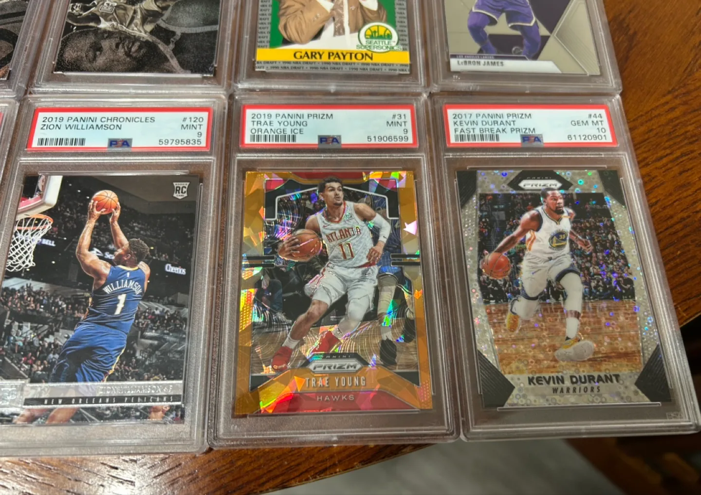 Collection of Graded NBA Trading Cards image indicator(4)