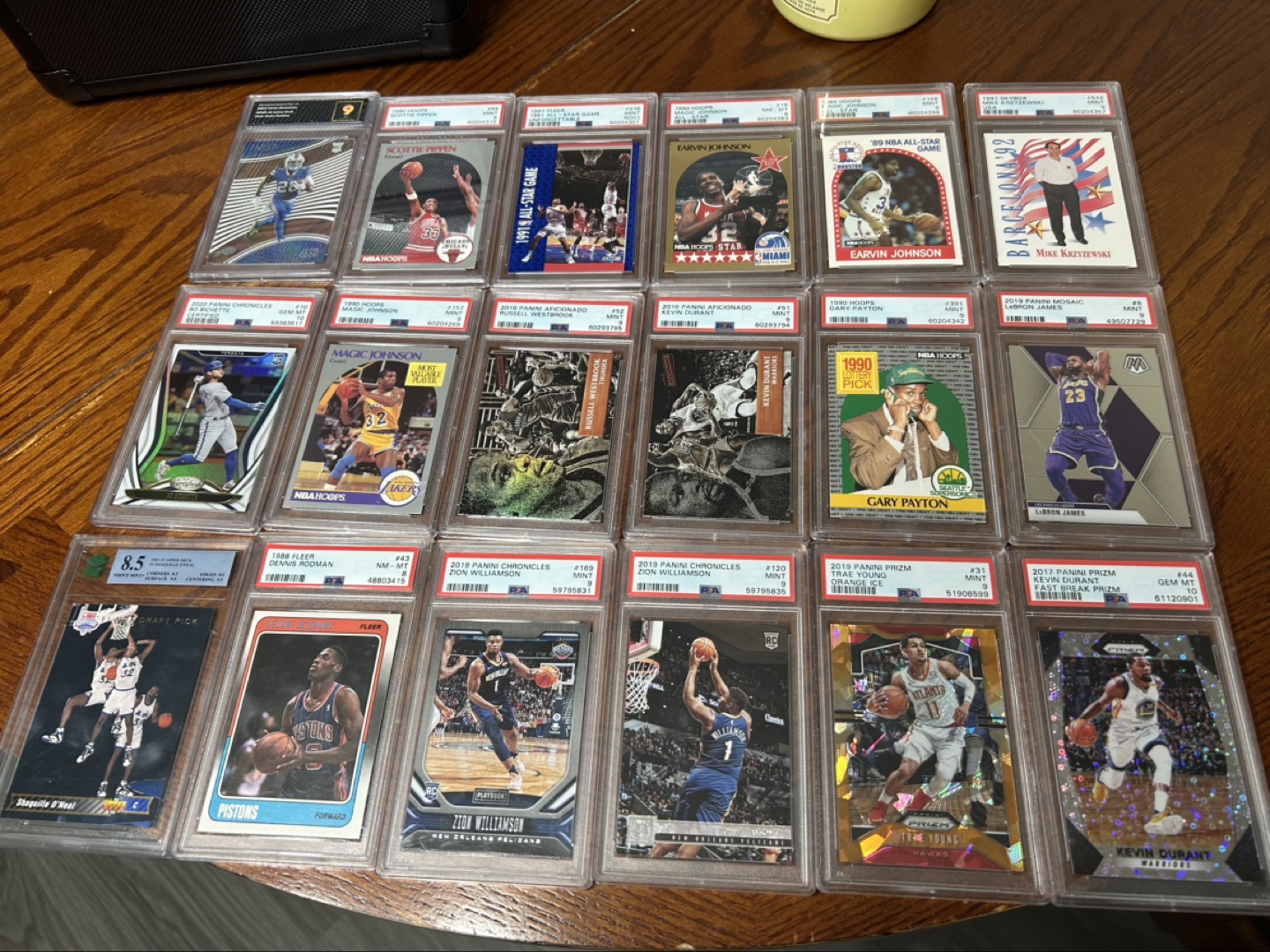 Collection of Graded NBA Trading Cards