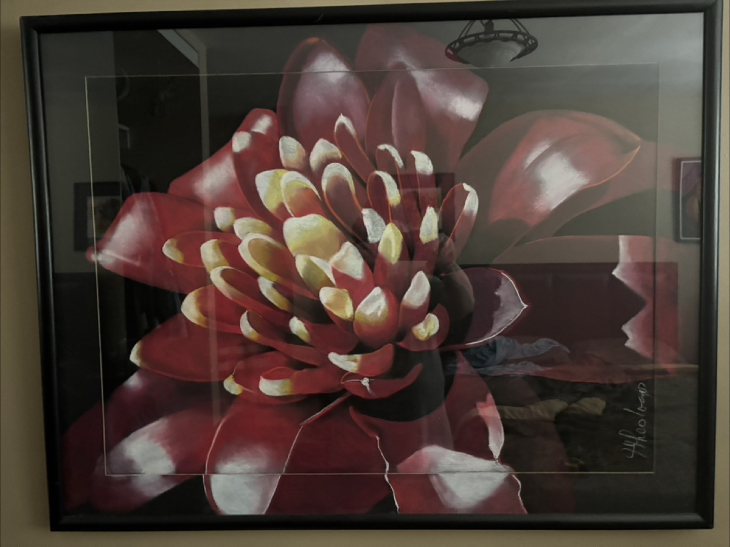 Framed Pastel Flower Prints by Jim Theoluogos - photo 2