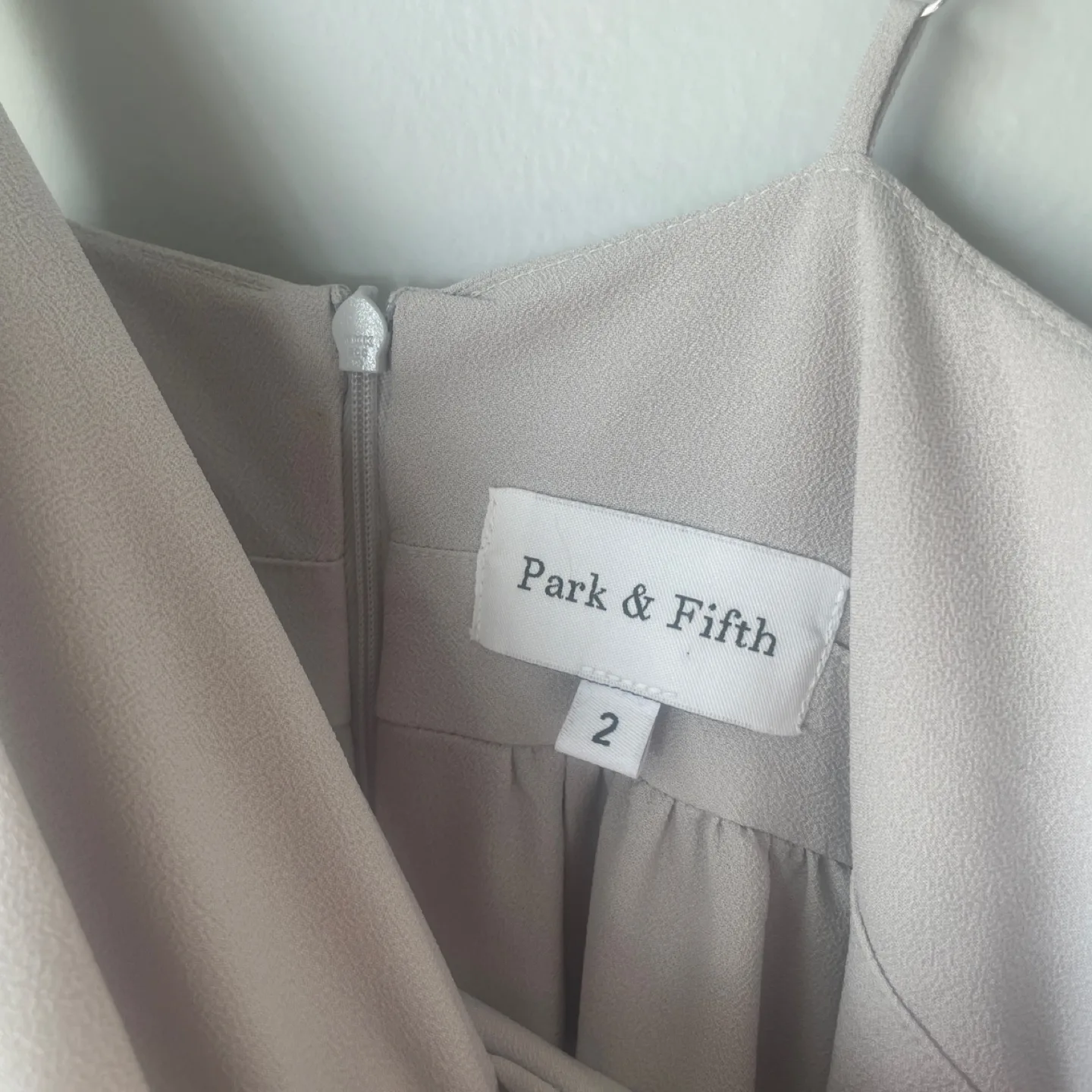 Park and Fifth Union Bridesmaid Dress in Dove Grey Size 2 image indicator(7)