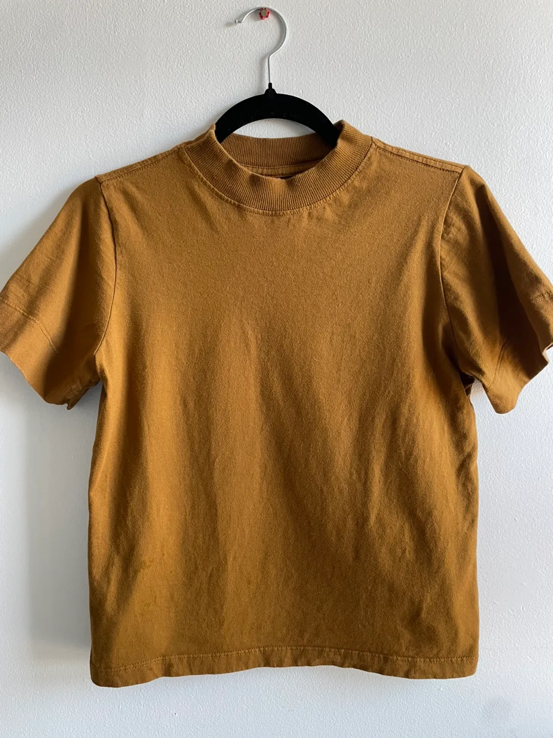 Mustard Yellow Brown T-Shirt - Size small thumbnail