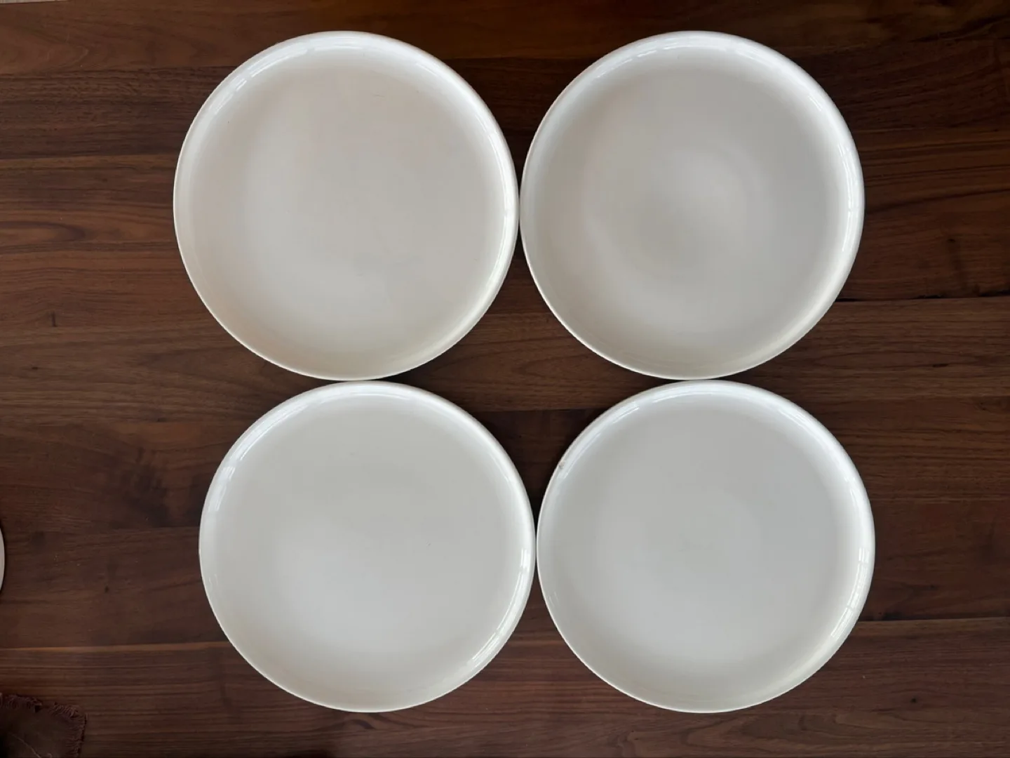 White Dinner Plates ($5 for 4pc set) thumbnail