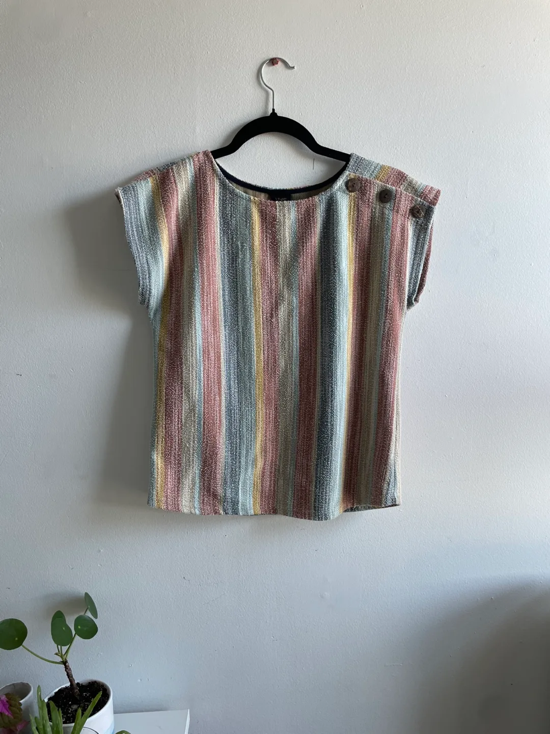 Striped Knit Top Coloured Small thumbnail