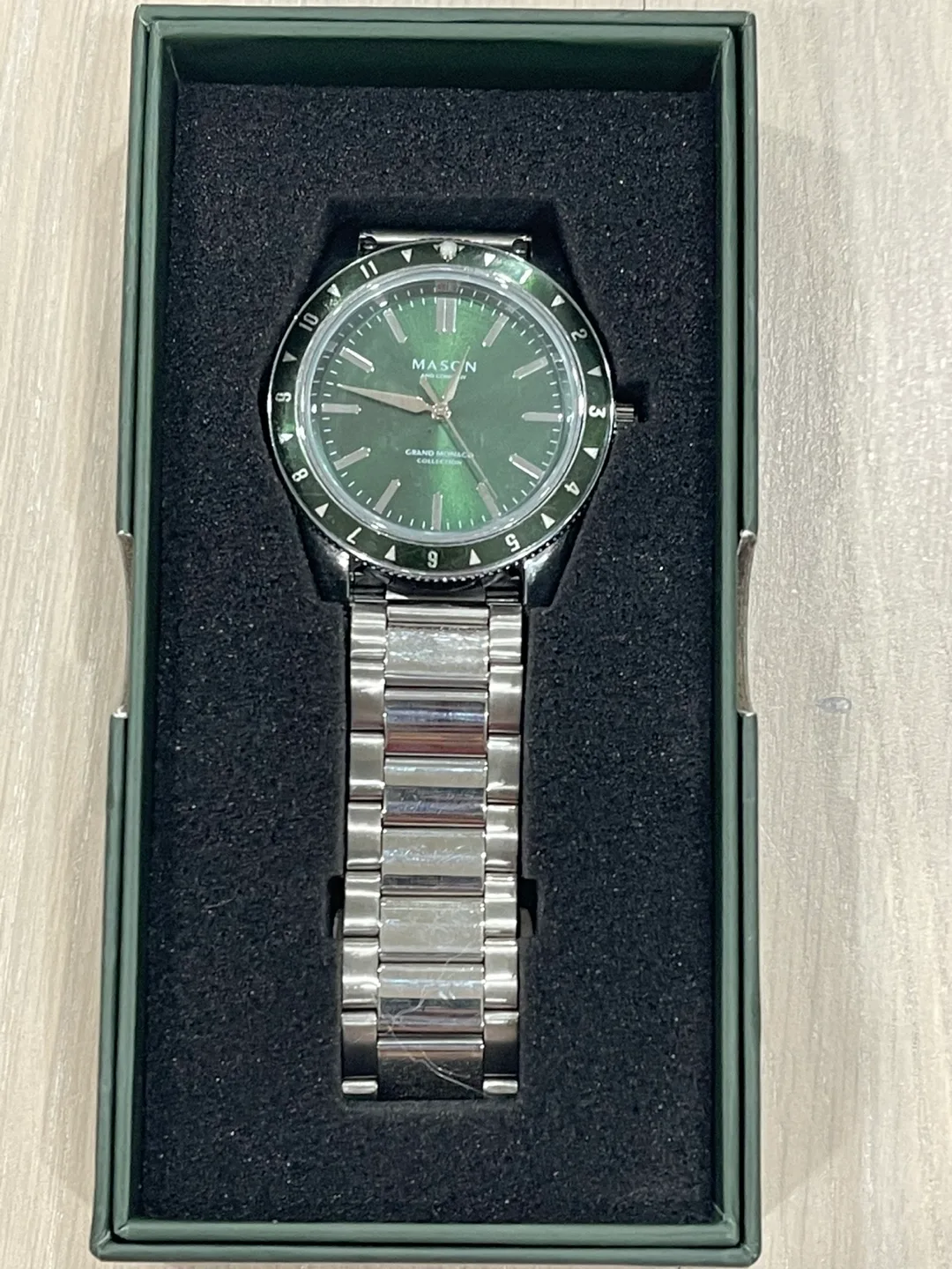 Mason and Company Monaco Green Watch image indicator(2)