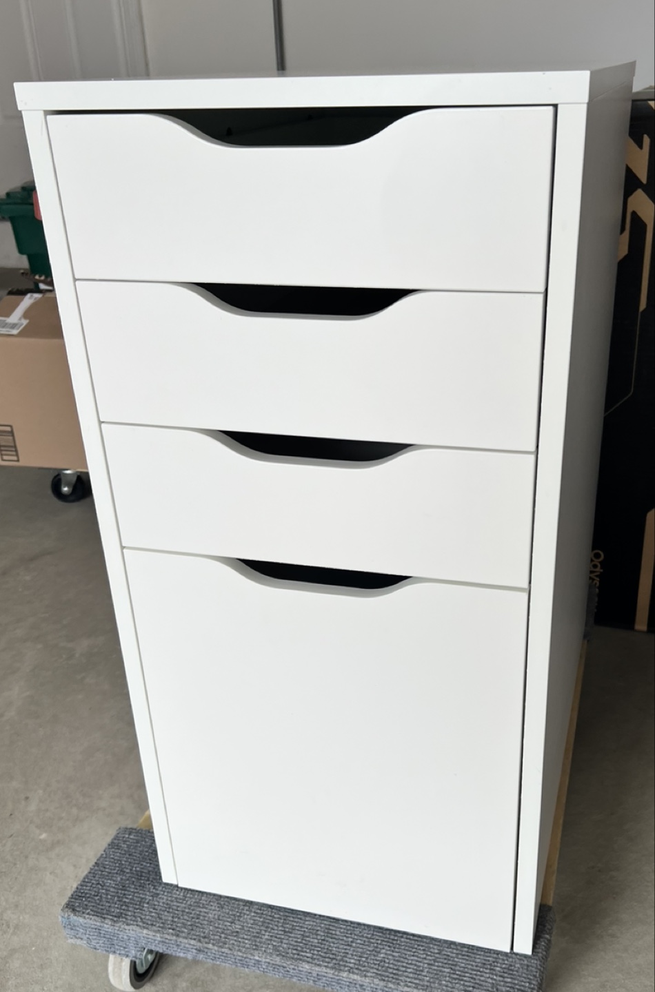 IKEA Alex White 5-Drawer Chest