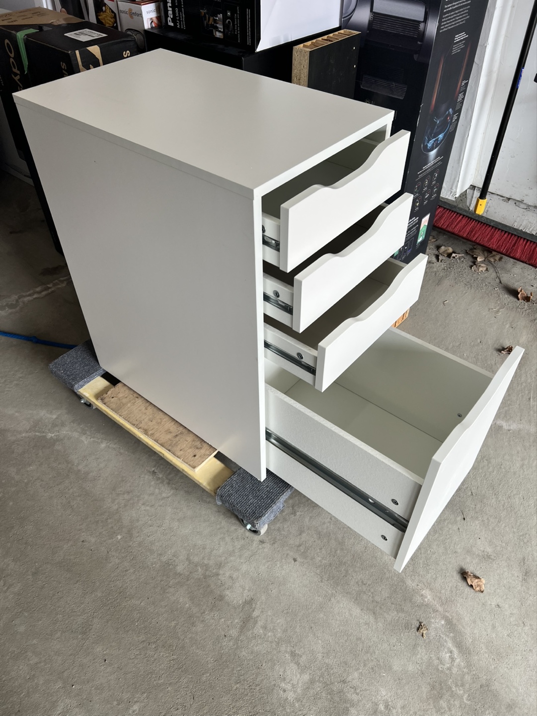 IKEA Alex White 5-Drawer Chest - photo 3