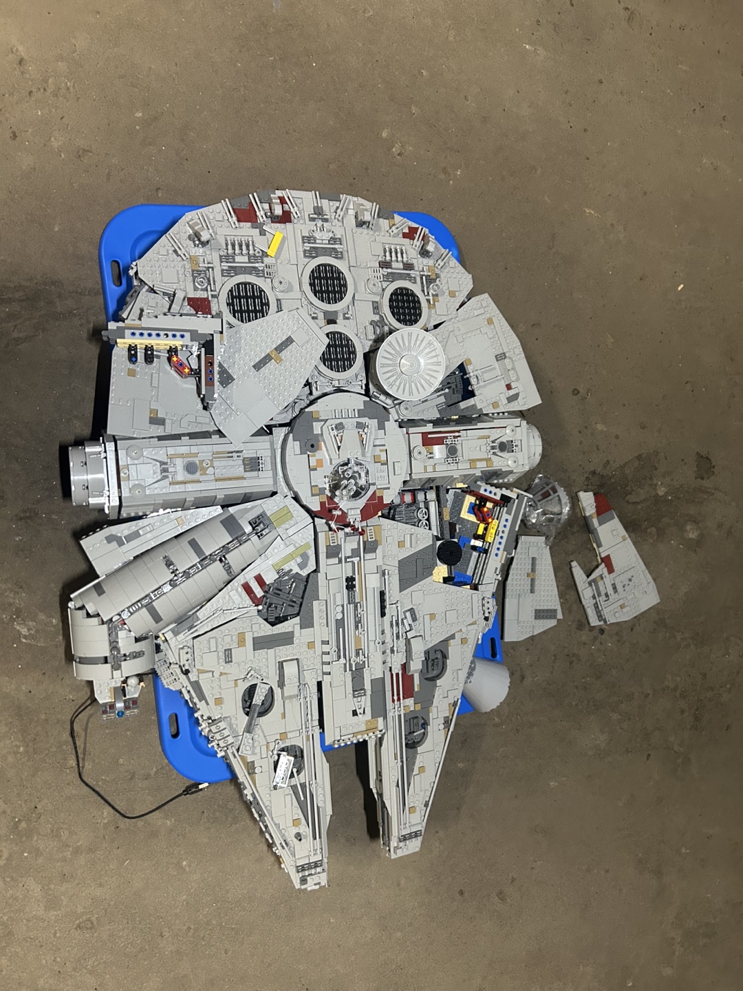 LEGO Millennium Falcon 75192 - Partially Disassembled