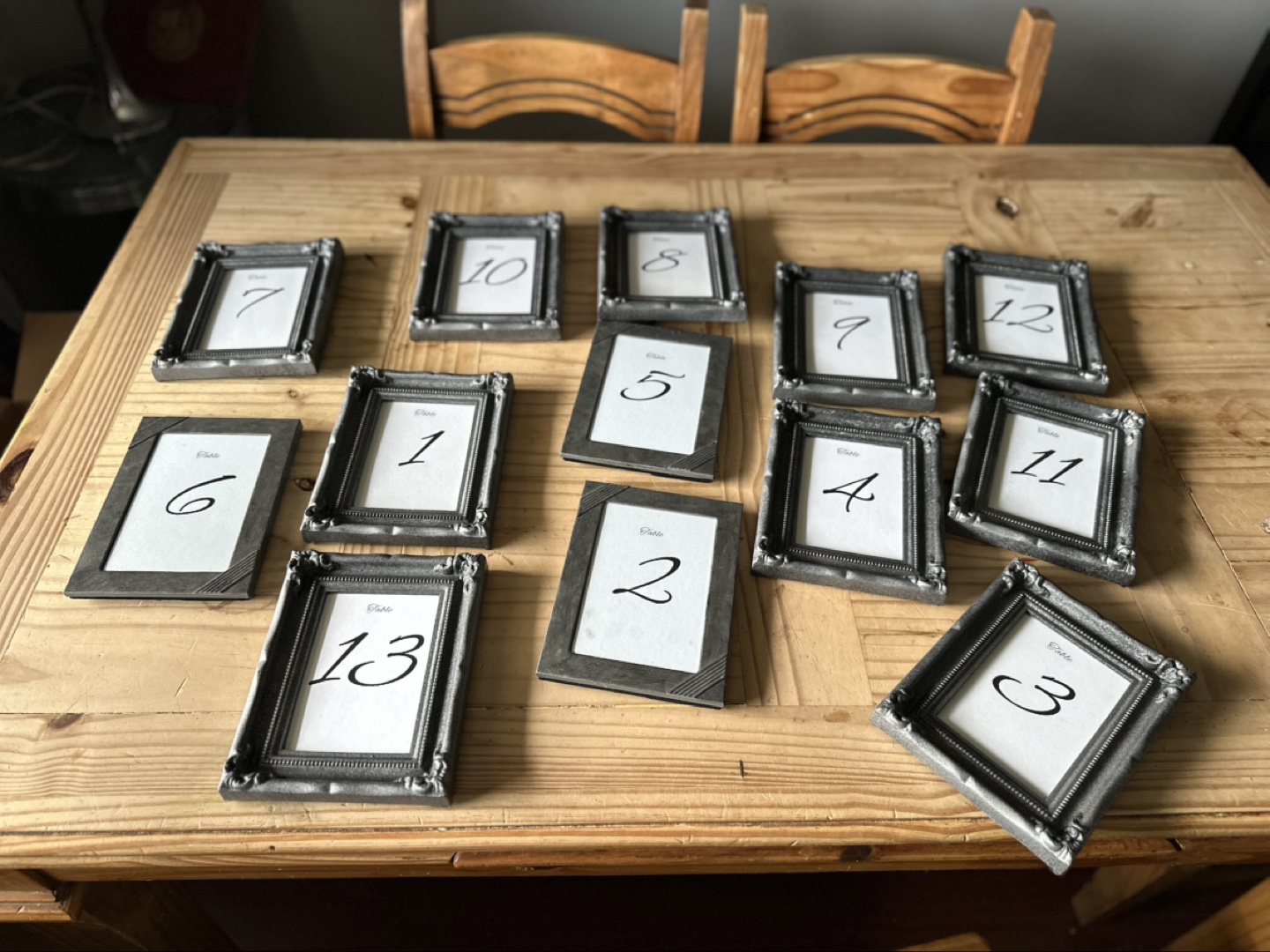 13-Piece Antique-Inspired Frame Set – Wedding/Event Ready