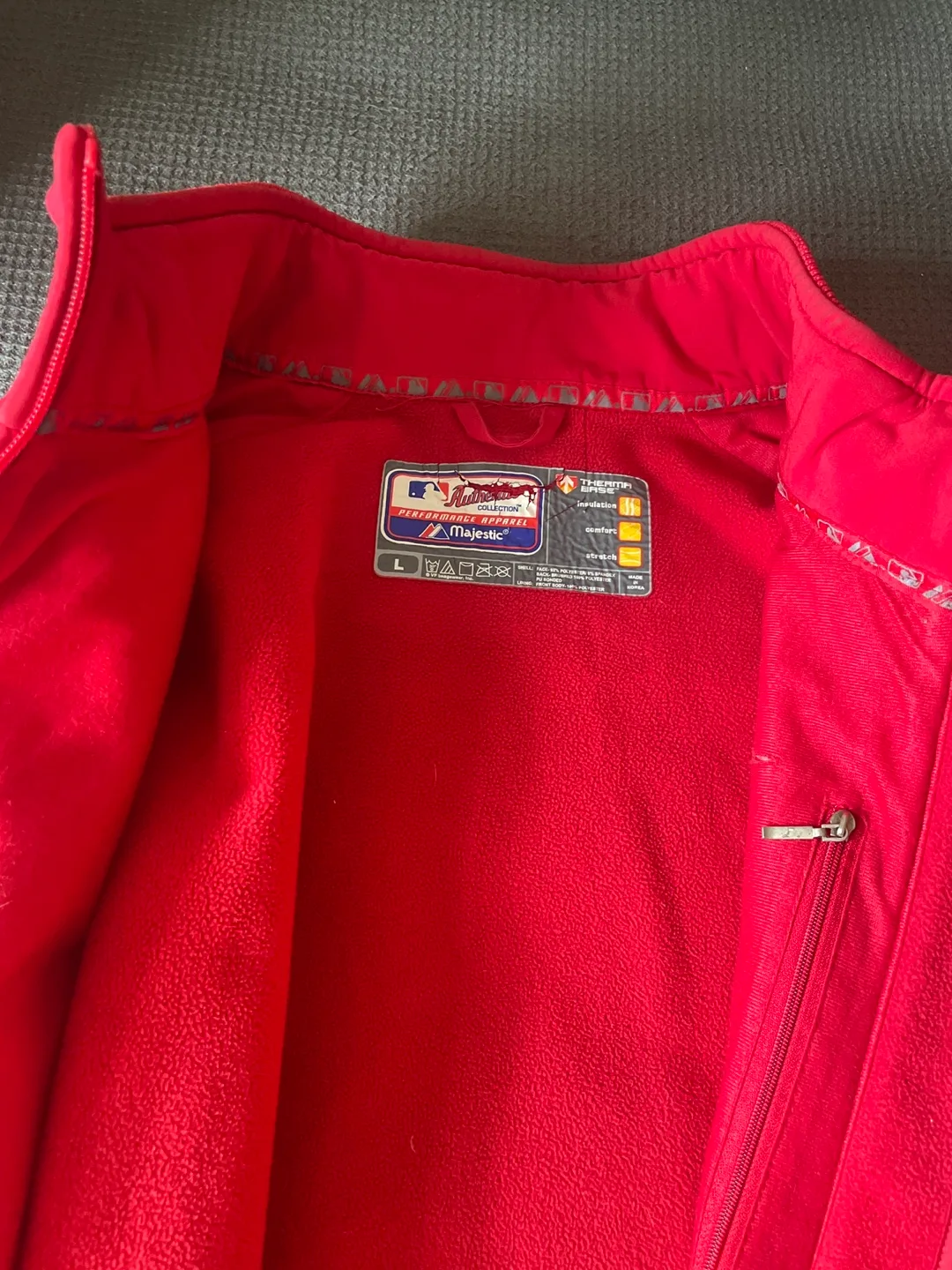 Red Sox Majestic Athletic Jacket Size L image indicator(2)