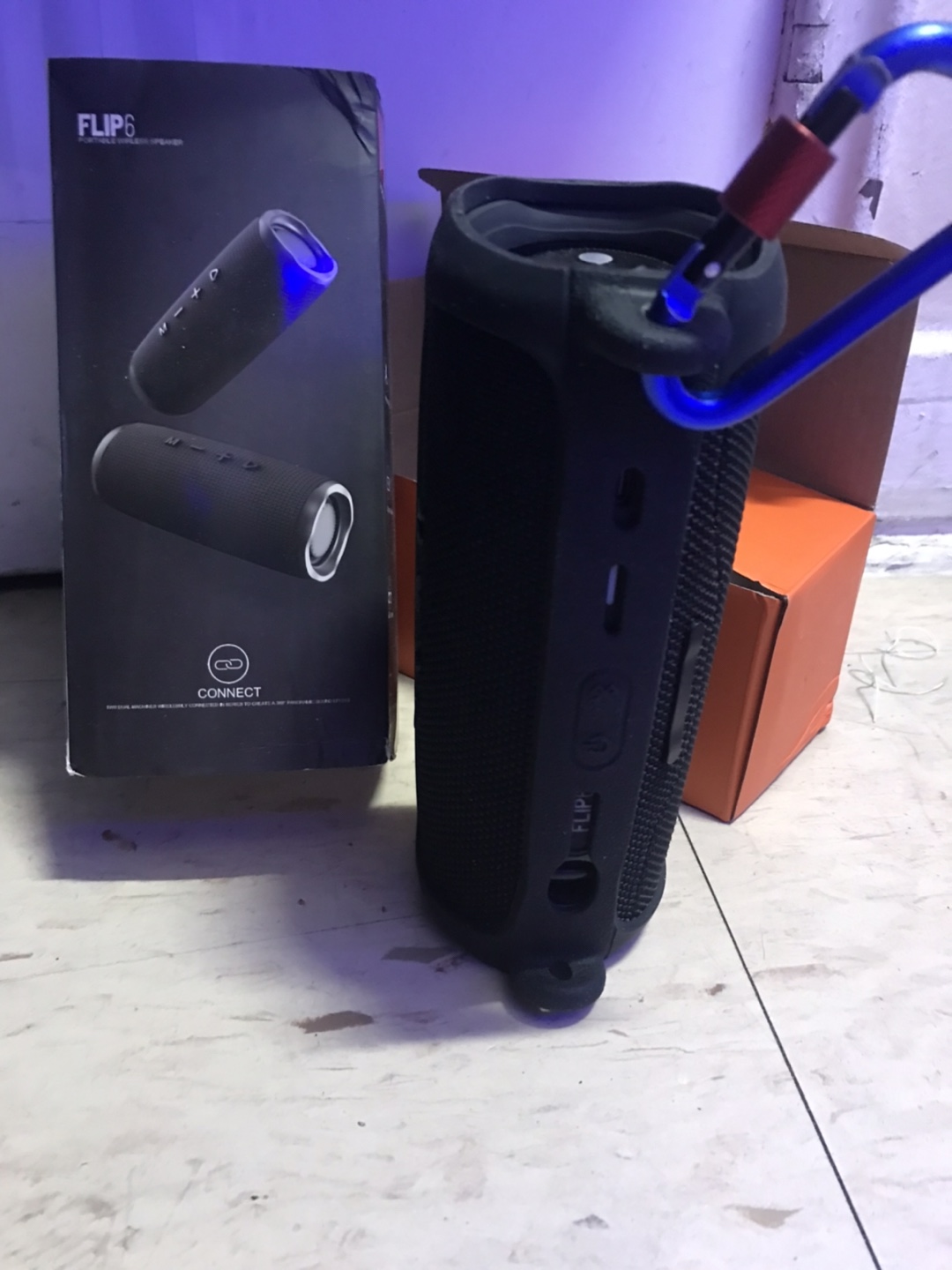 JBL Flip 6 Portable Bluetooth Speaker - Black