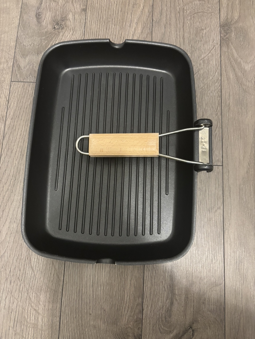 IKea Grill Pan with Wooden Handle