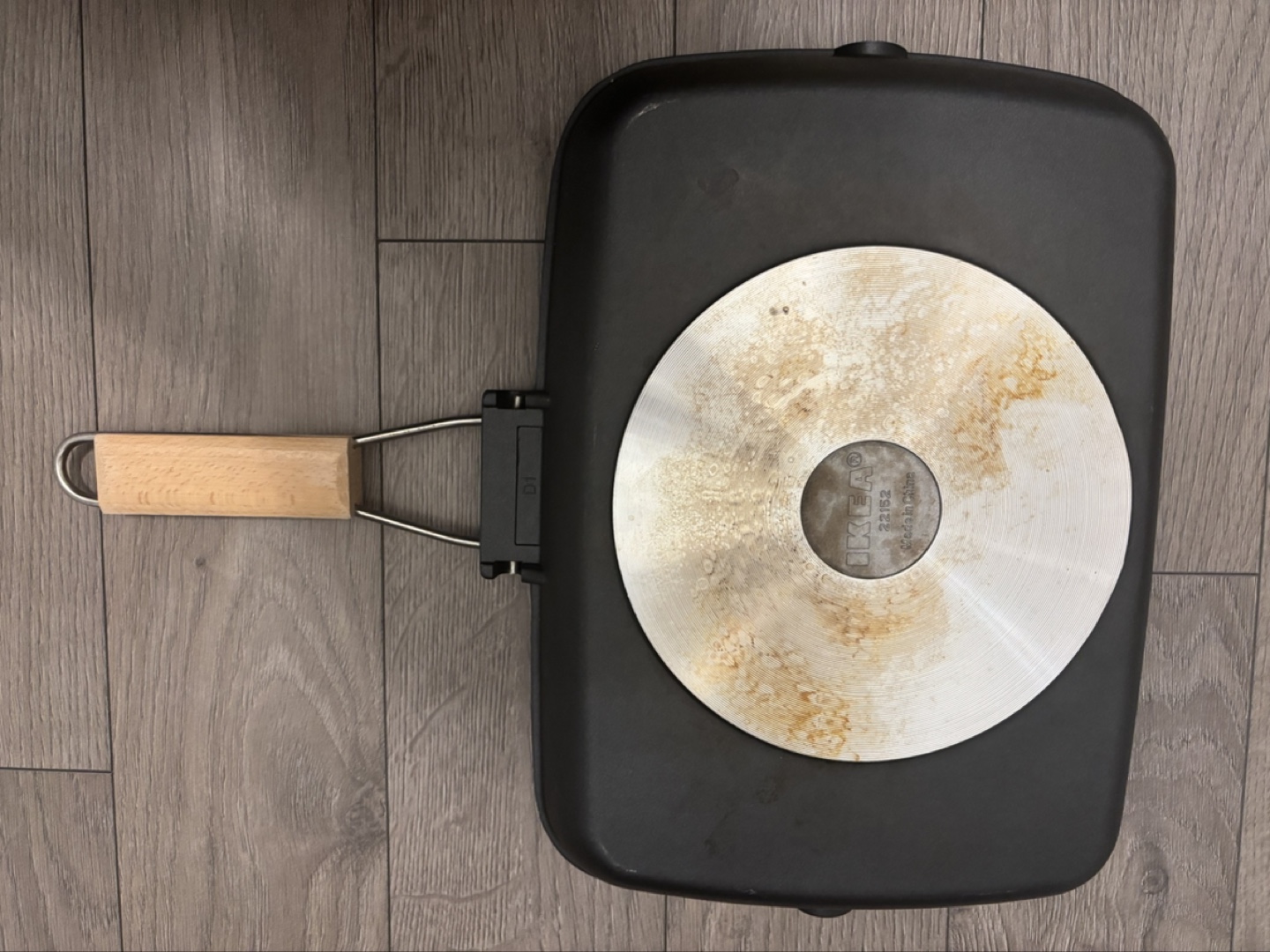 IKea Grill Pan with Wooden Handle - photo 3