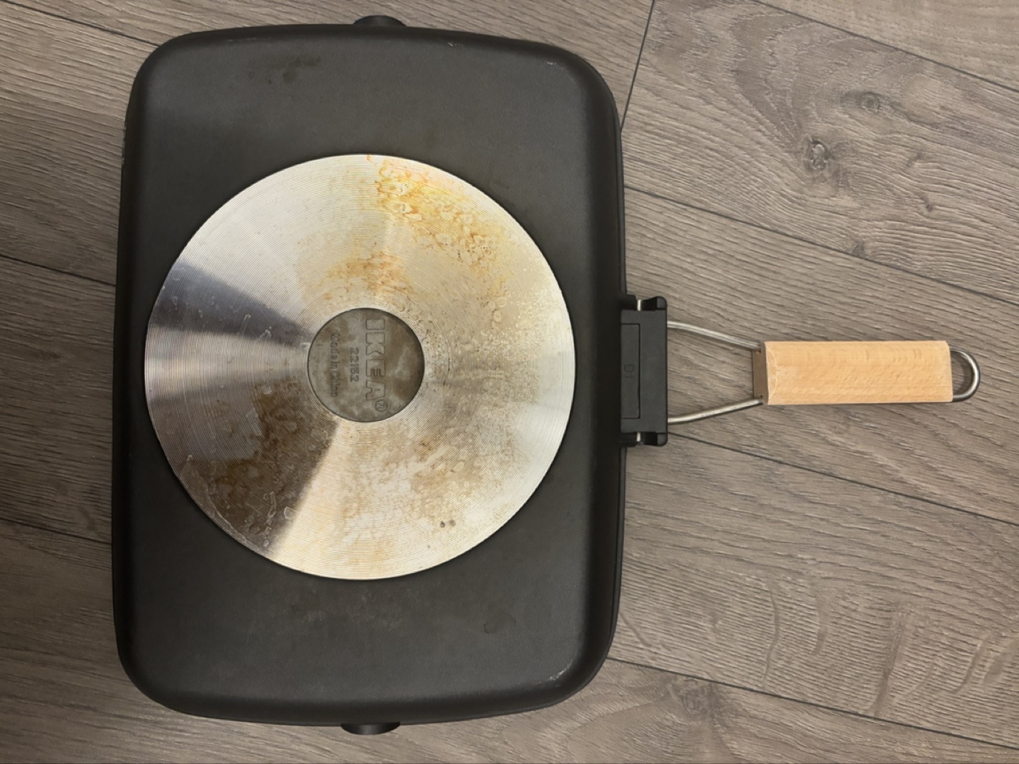 IKea Grill Pan with Wooden Handle - photo 4