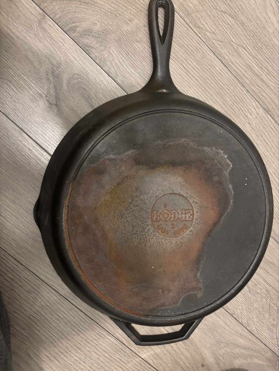 Vintage Lodge Cast Iron Skillet - photo 2