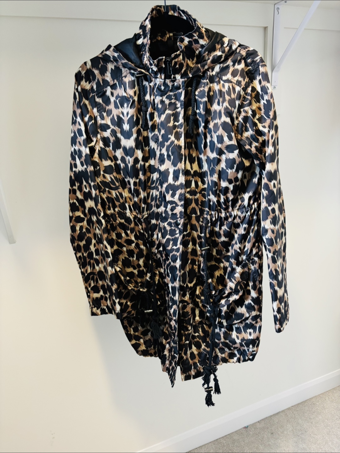 Leopard Print Rain Jacket