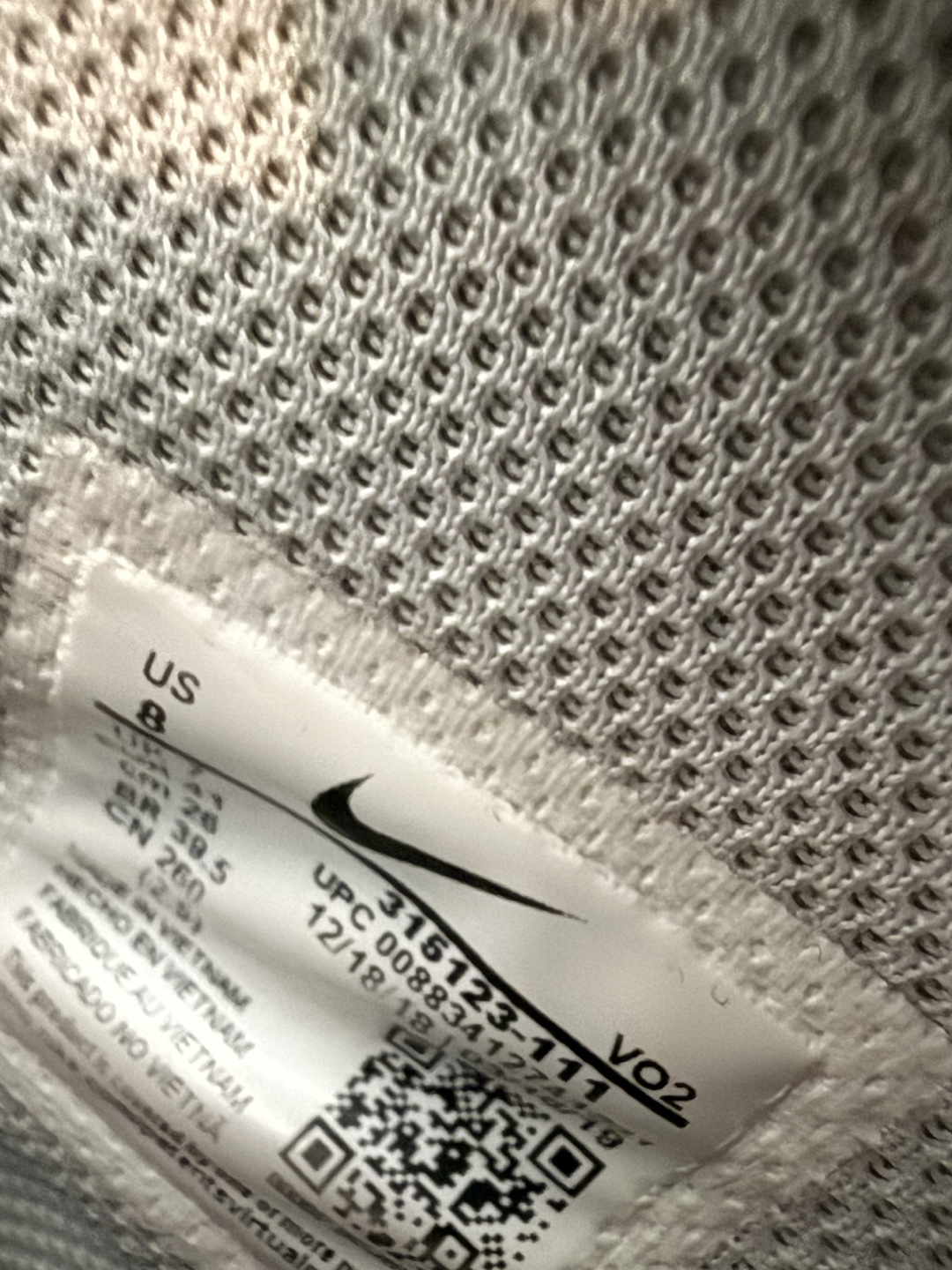 Nike Air Force 1 '07 Mid White Leather Shoes - Size US 8 - photo 2