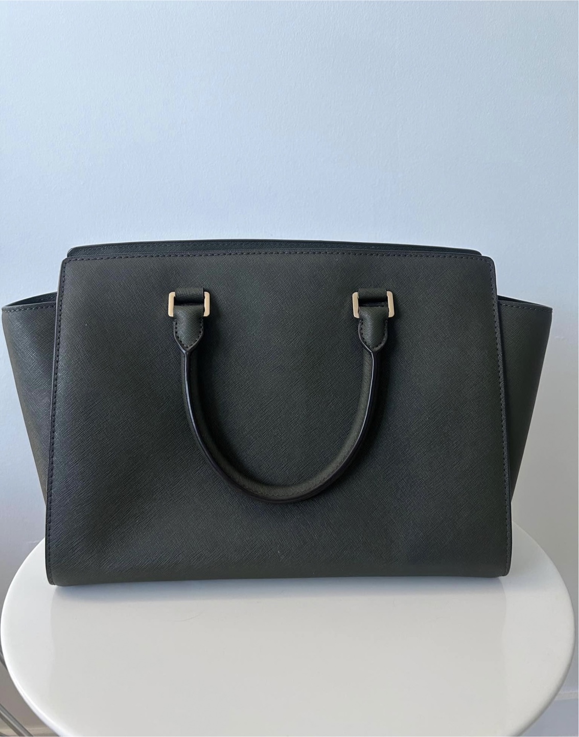 Michael Kors Selma Medium Satchel - Olive Green - photo 3