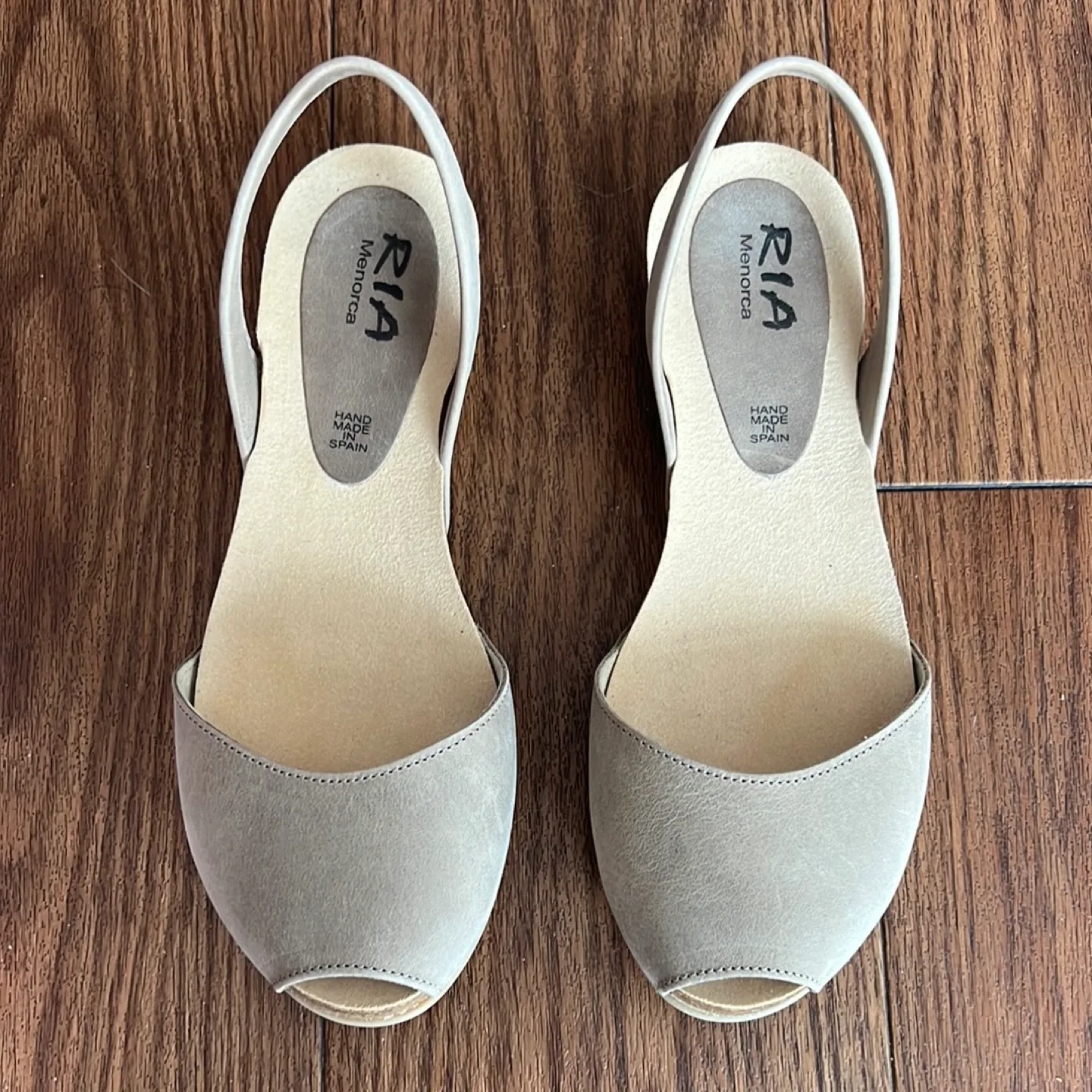 Ria Menorca Leather Sandals - Size 38 thumbnail