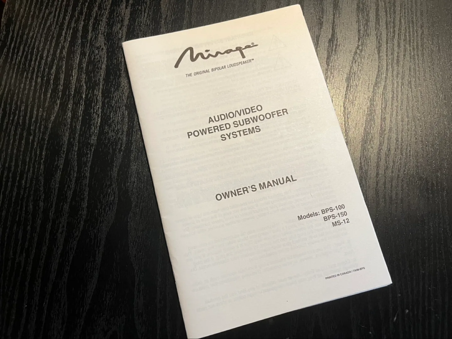 Mirage MS-12 Subwoofer 12inch/400w Peak Power image indicator(6)