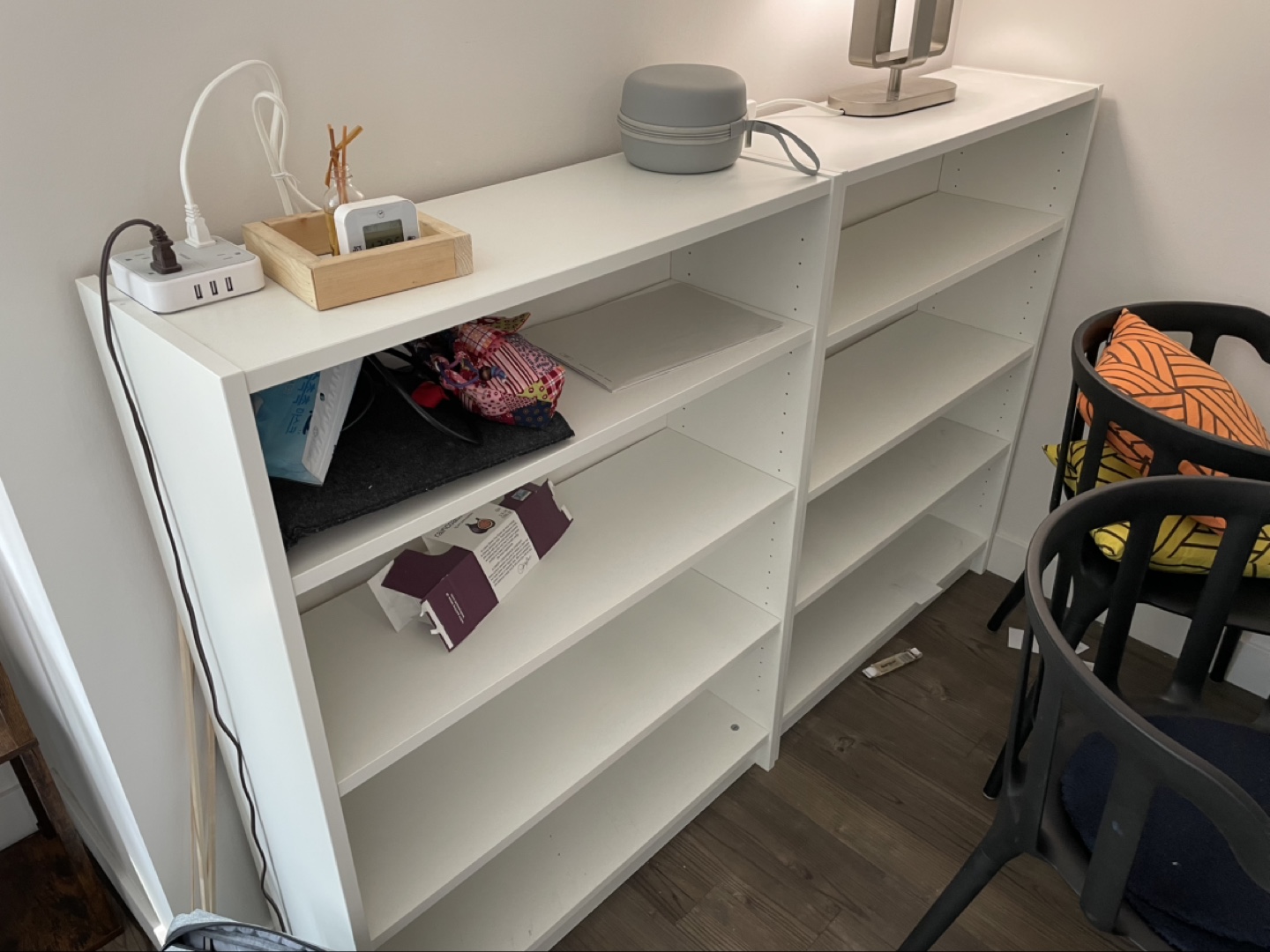 IKEA Billy White Bookcase Set