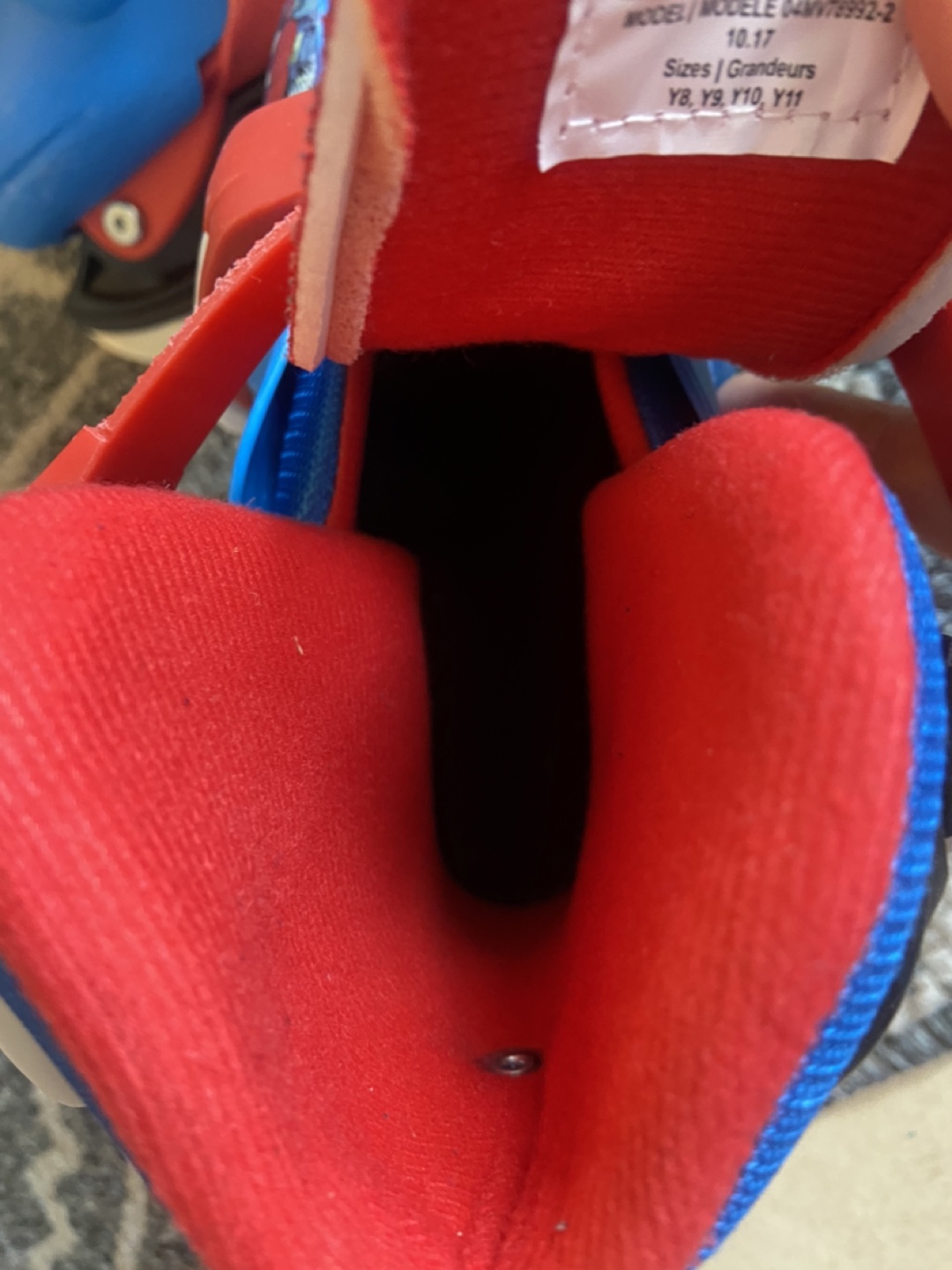 Marvel Spiderman Kids' Ice Skates - Size Y8-Y11 - photo 2