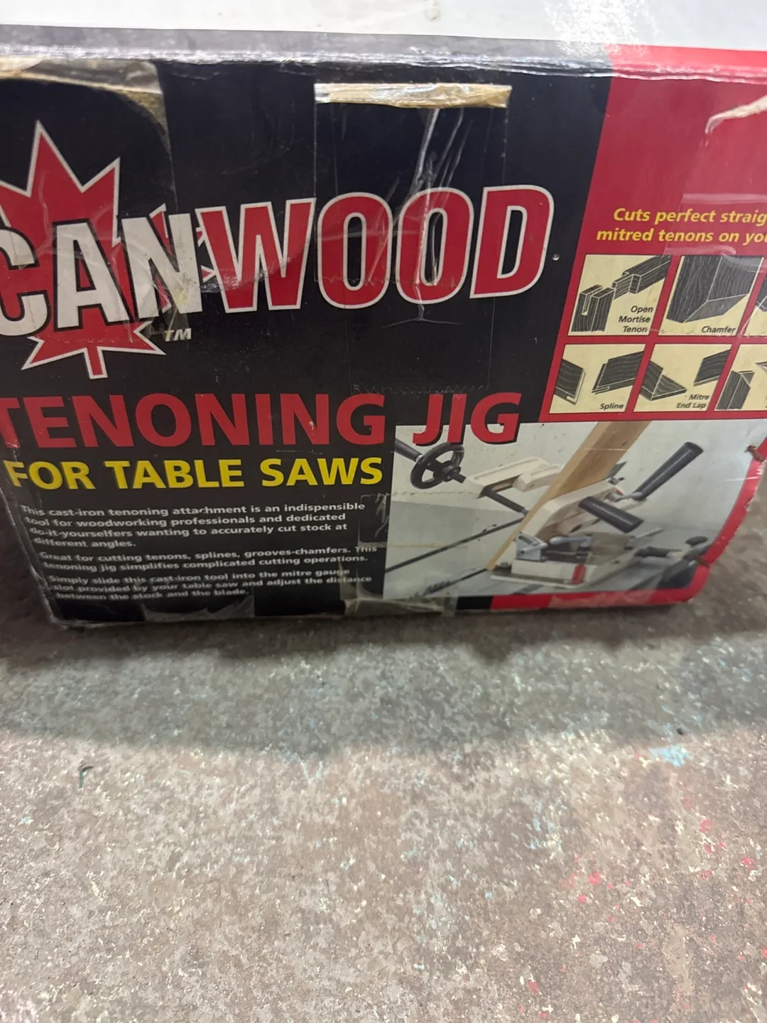 Canwood Tenoning Jig for Table Saws - Model TW-001 thumbnail