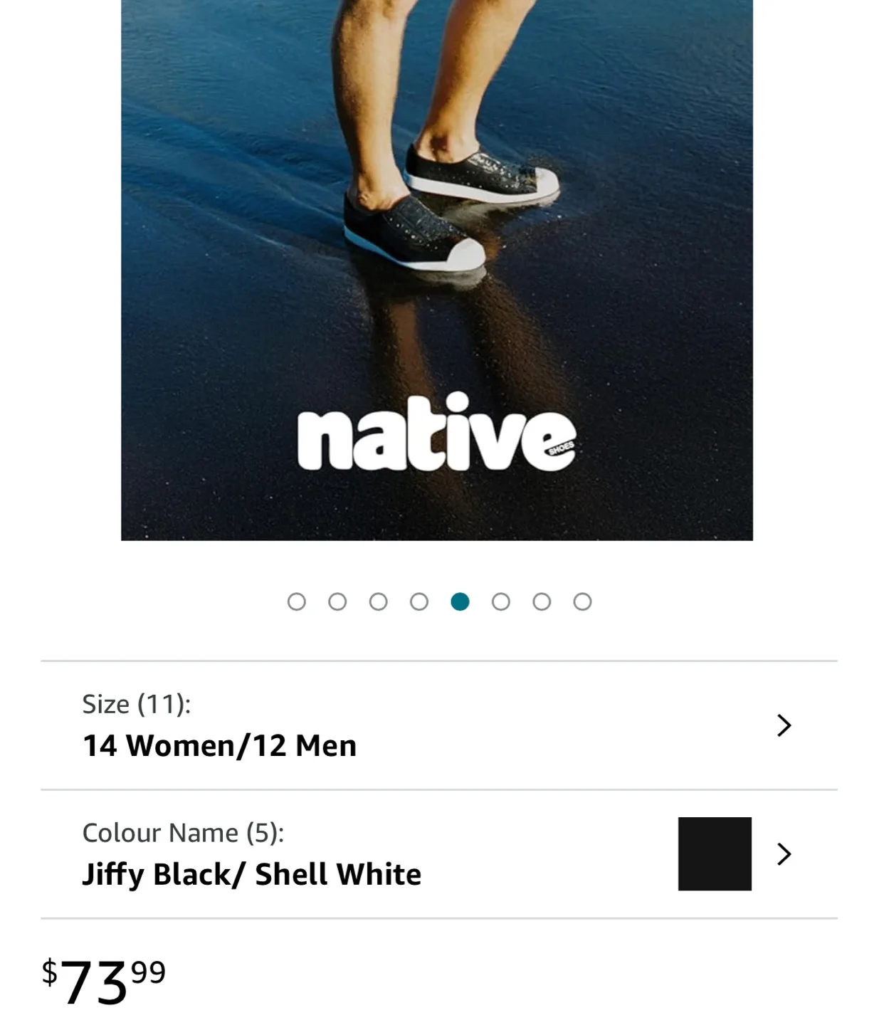 Mens size 13 Native Shoes thumbnail